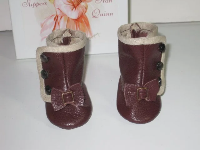 Fabric Edged Lady Doll Boot