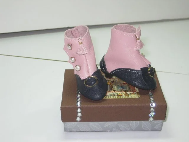 Lady Doll 1900's beaded slipper