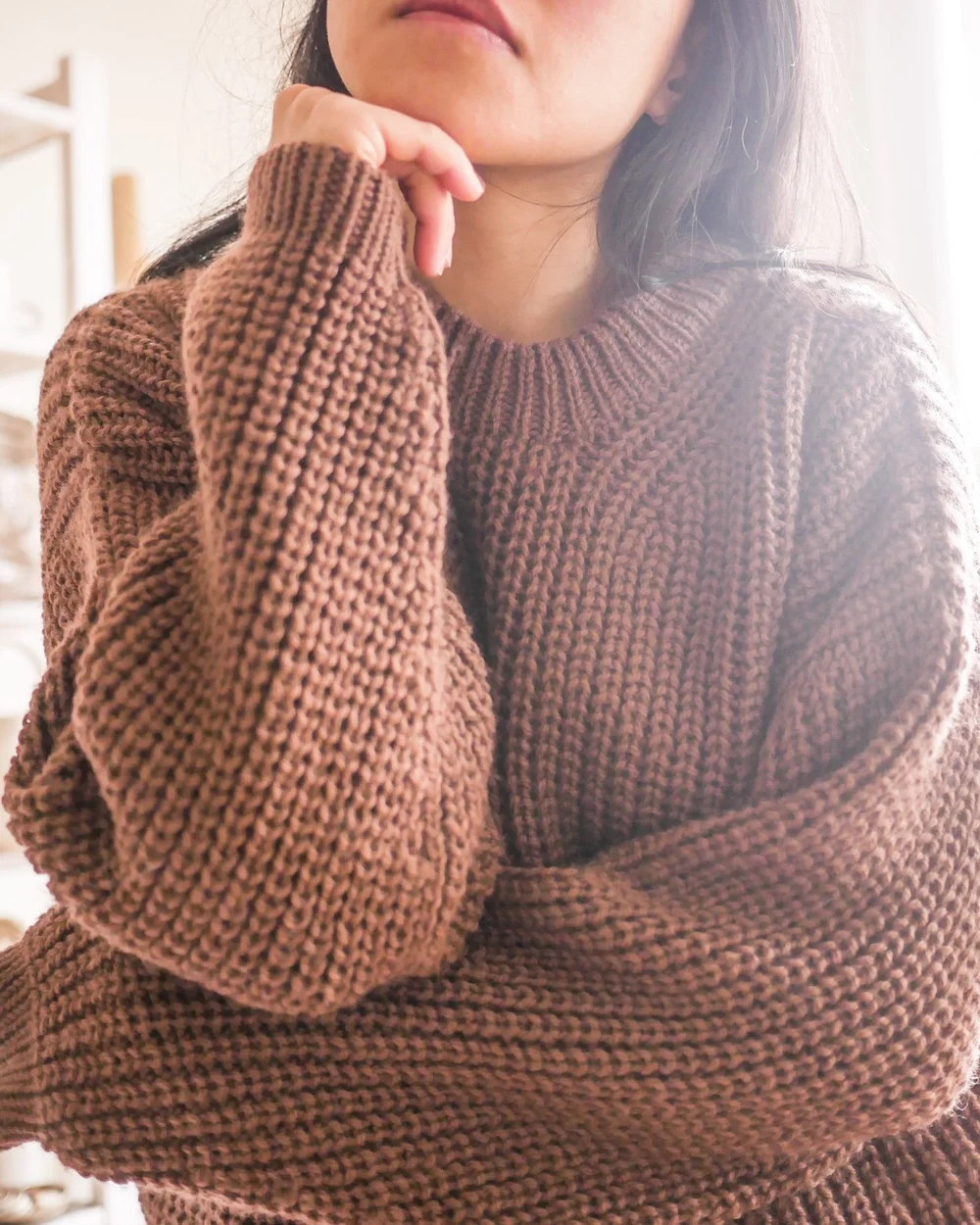 NKNIT ♡pattern pullover sweat NKNIT ♡pattern pullover sweat 130size割引