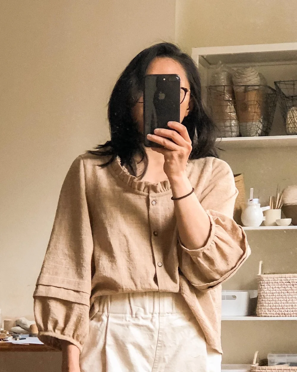 Nepheline Blouse PDF Sewing Pattern — Vivian Shao Chen