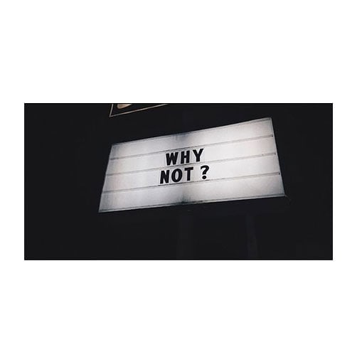 Why not? 
#sign #quote #qotd #rebellife #instarebel #instajewellery #inspiration #rebelheritage #blackandwhitefeed