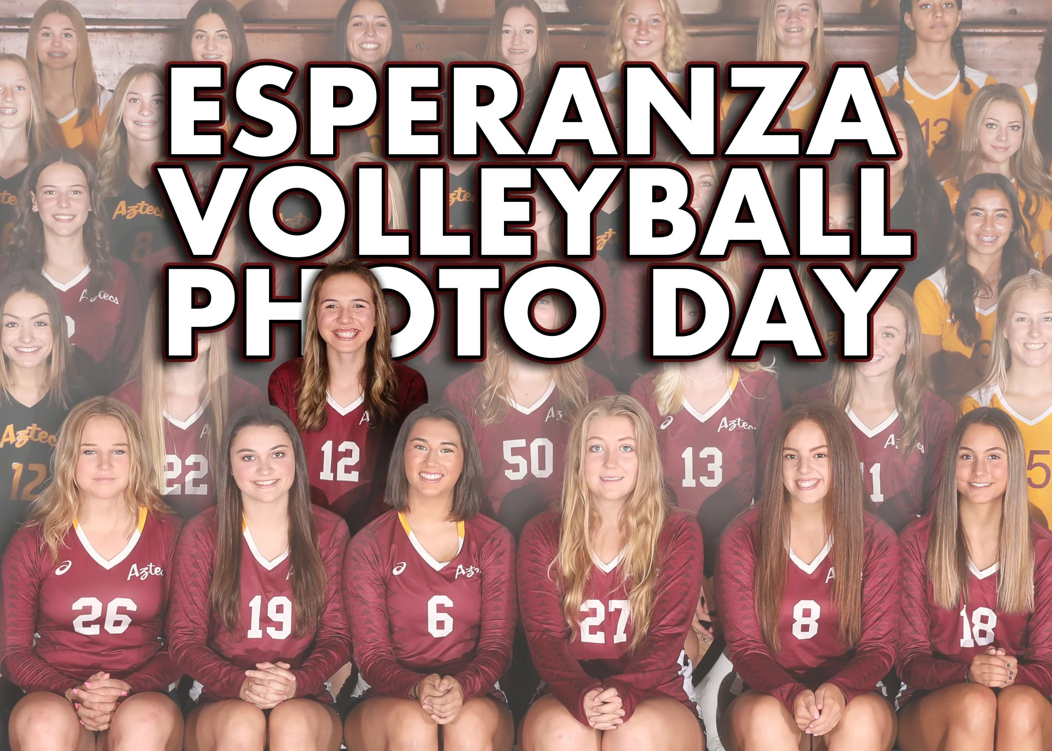 2019 Esperanza Volleyball Photo Day (W)