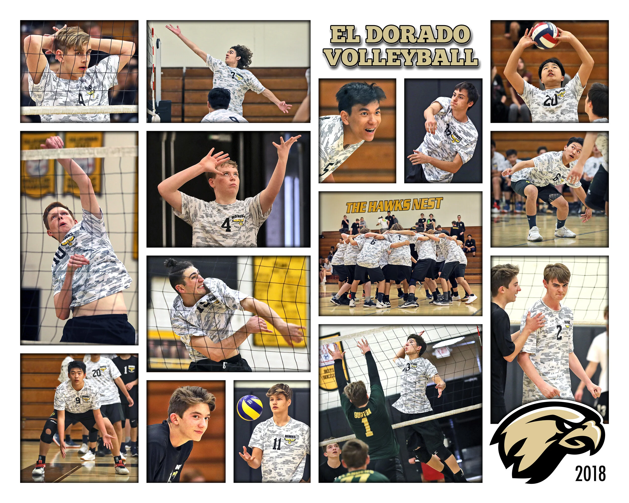 2018 El Dorado JV Volleyball (M)