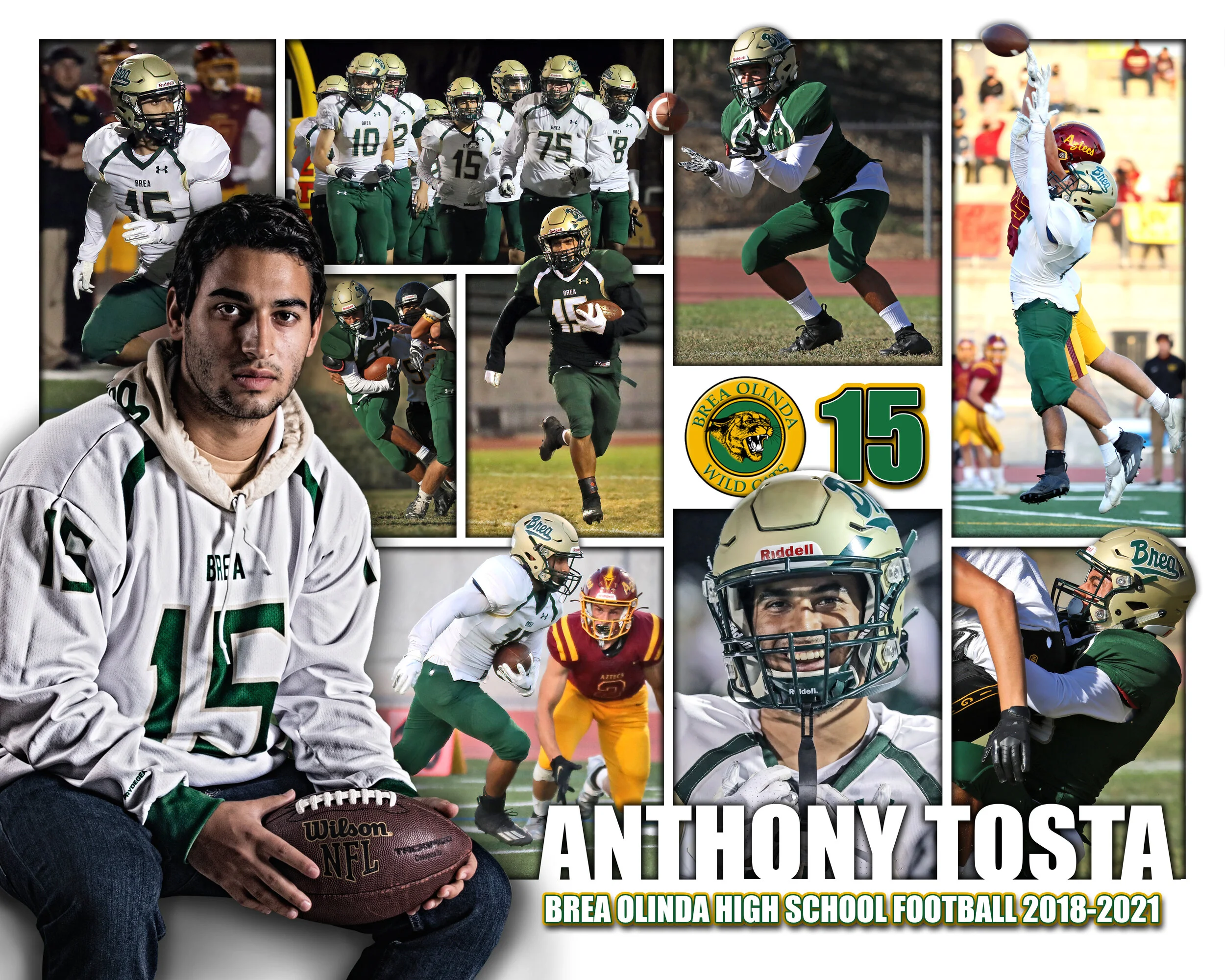 2020 Brea Football ANTHONY