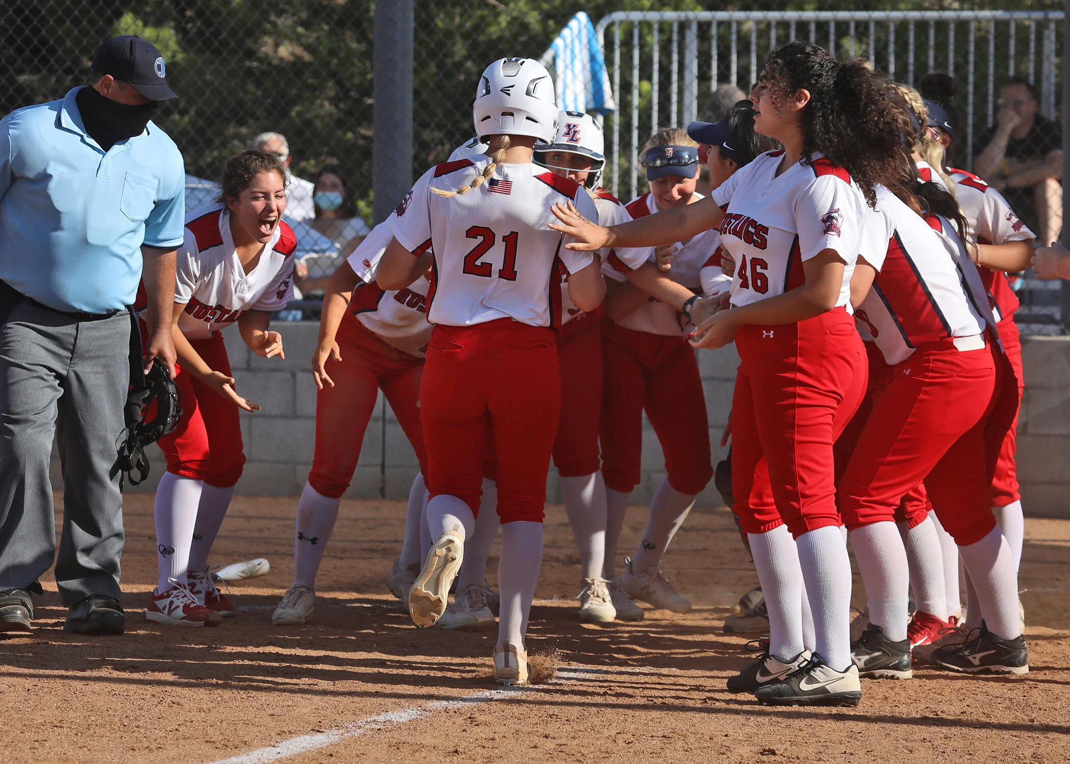 2021 Yorba Linda Varsity Softball 2