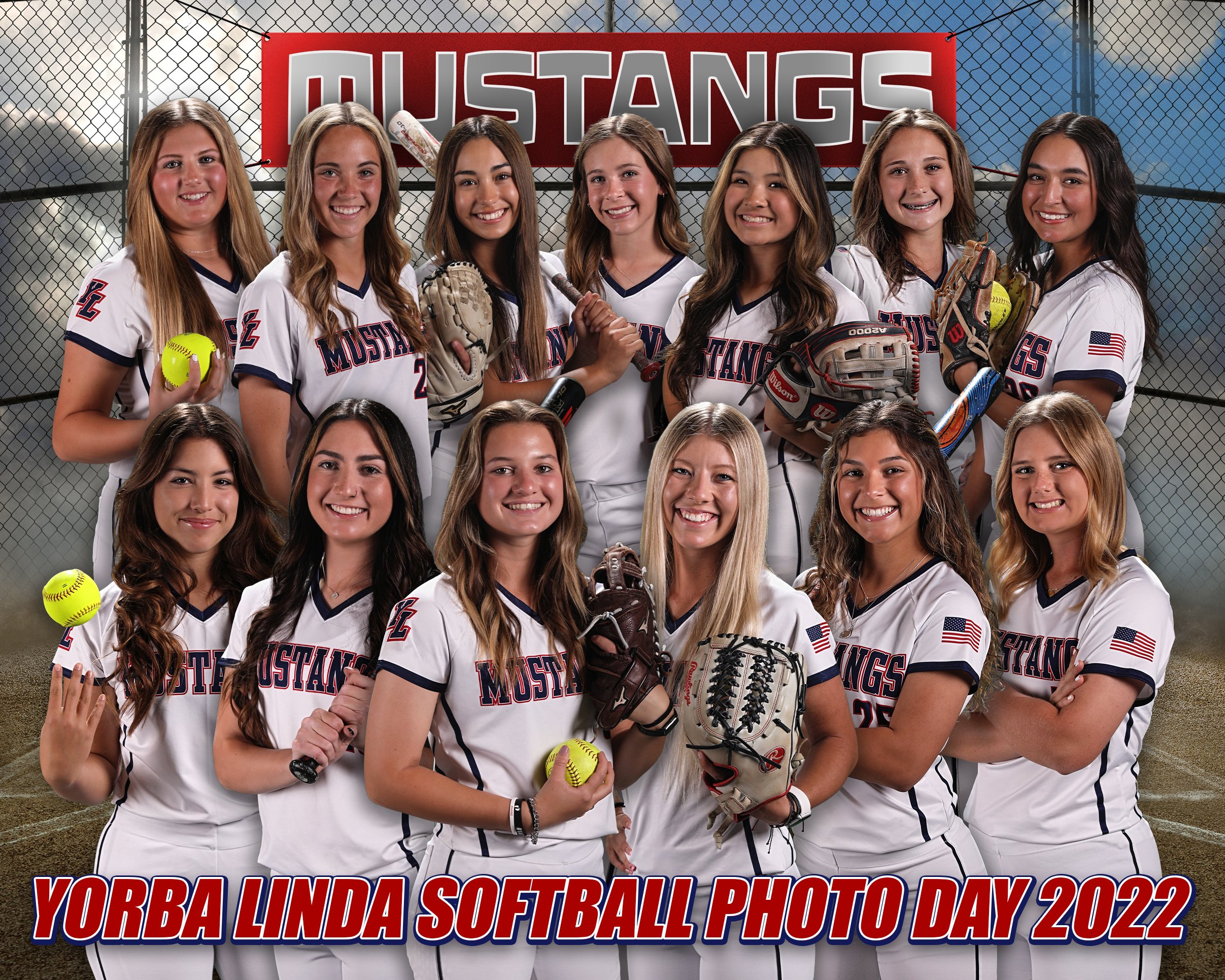 2022 Yorba Linda Softball Photo Day