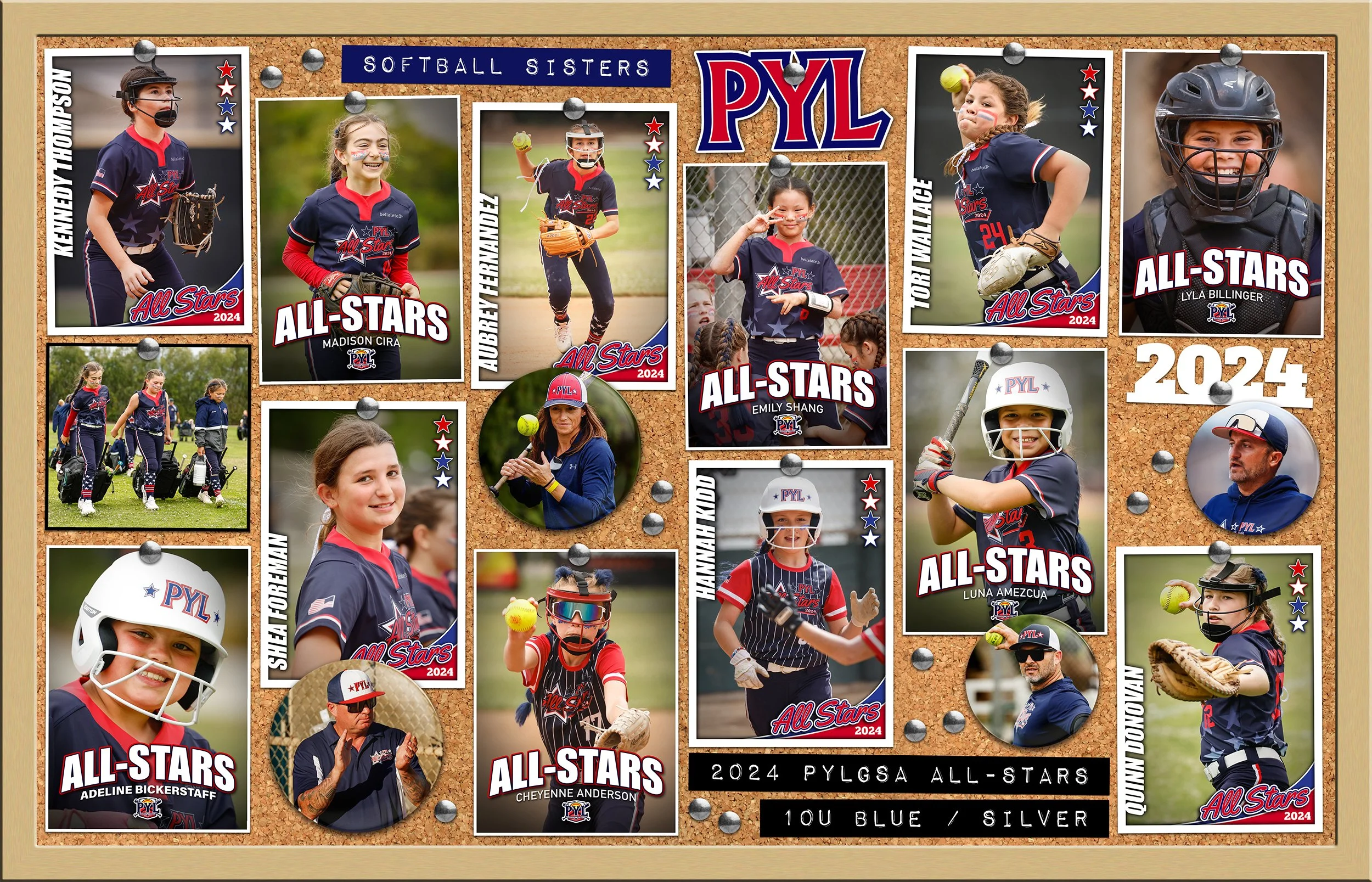 2024 PYLGSA 10U Blue All-Stars