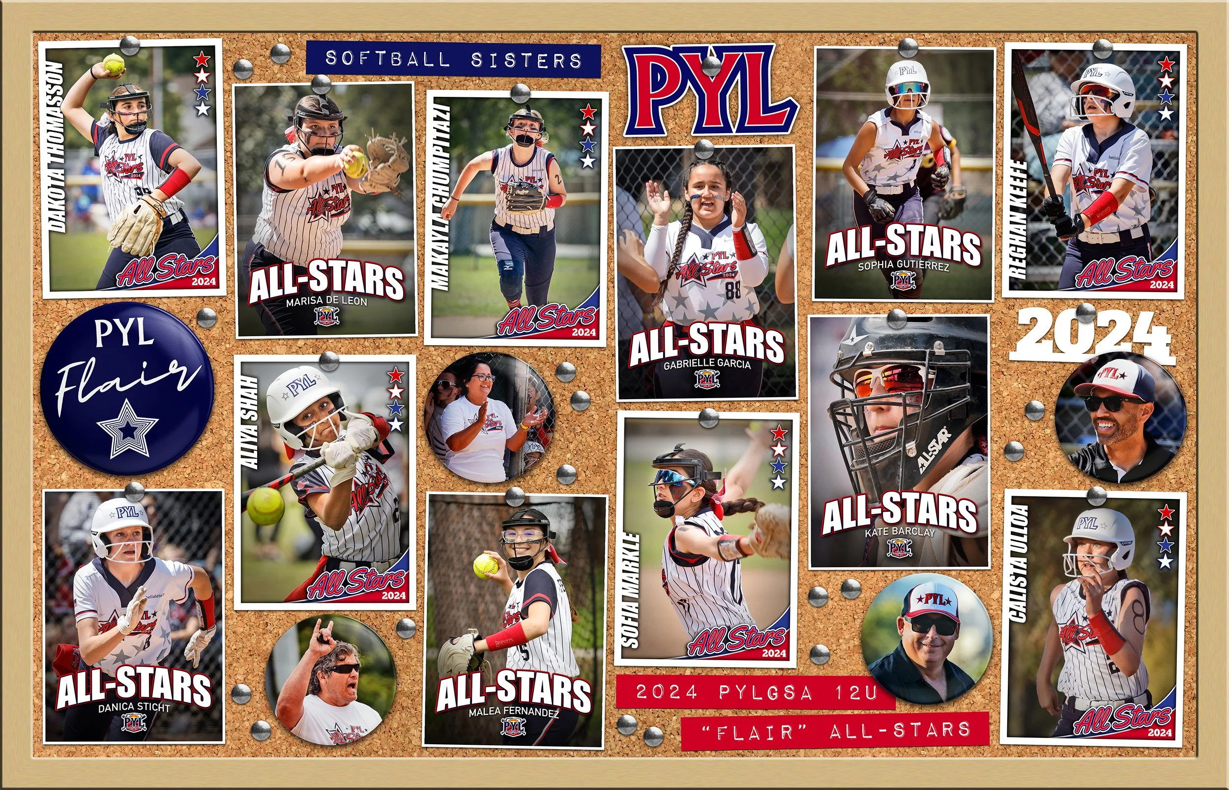 2024 PYLGSA 12U White All-Stars