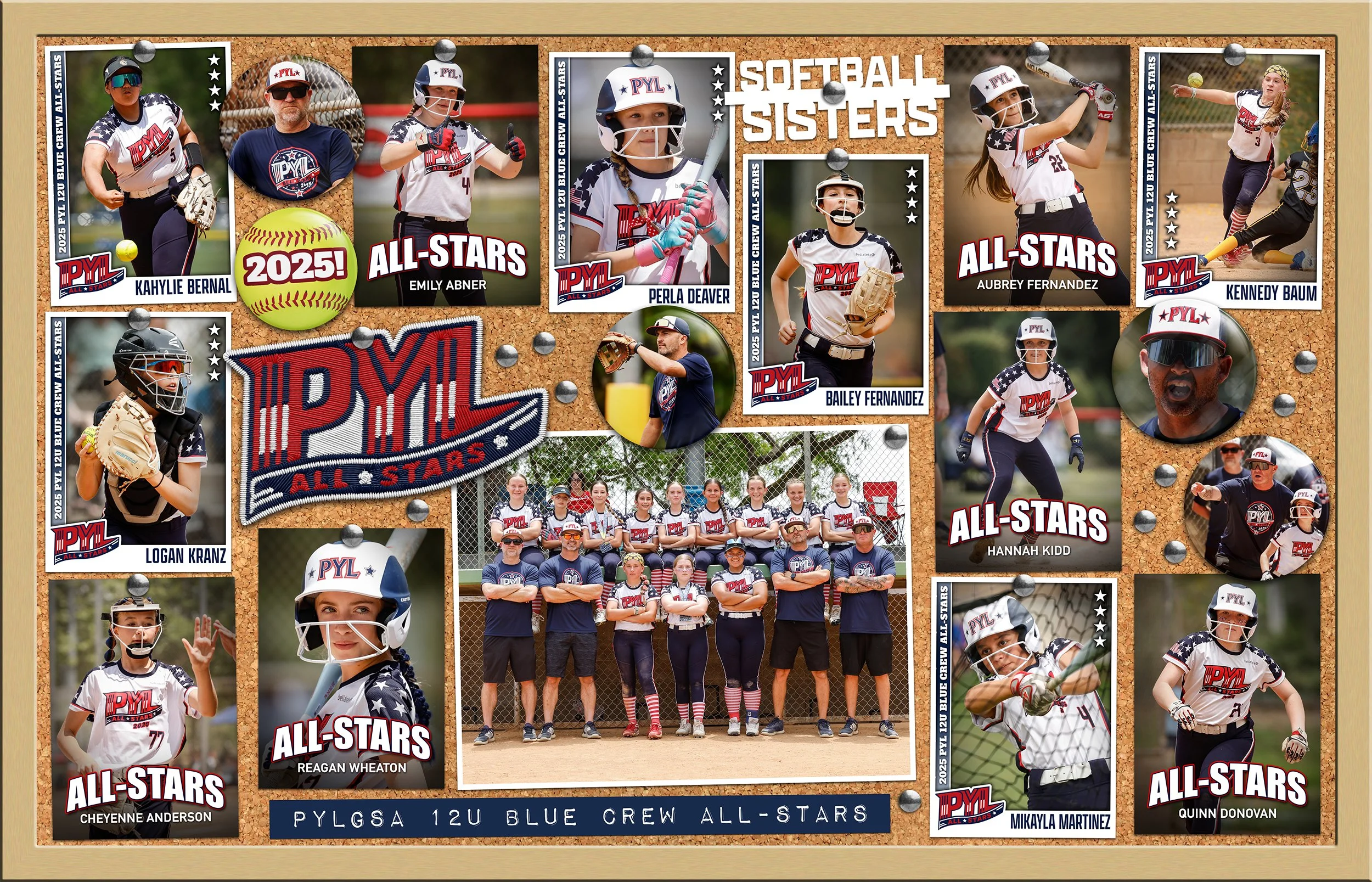 2025 PYLGSA 12U Blue All-Stars