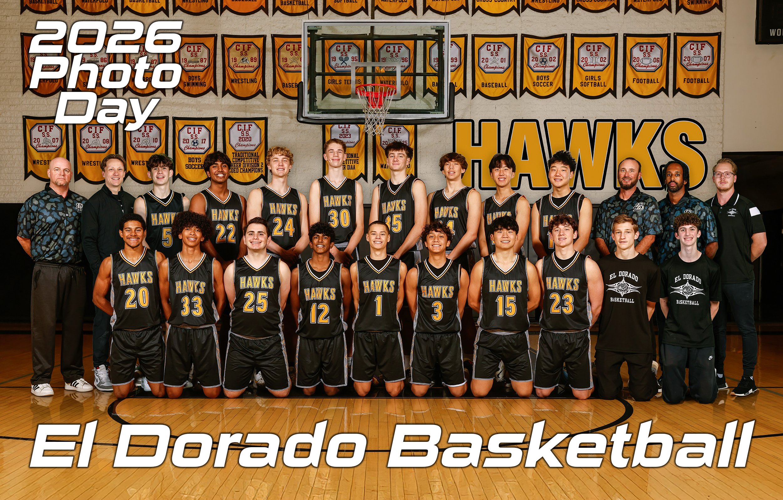 2026 El Dorado Basketball Photo Day M