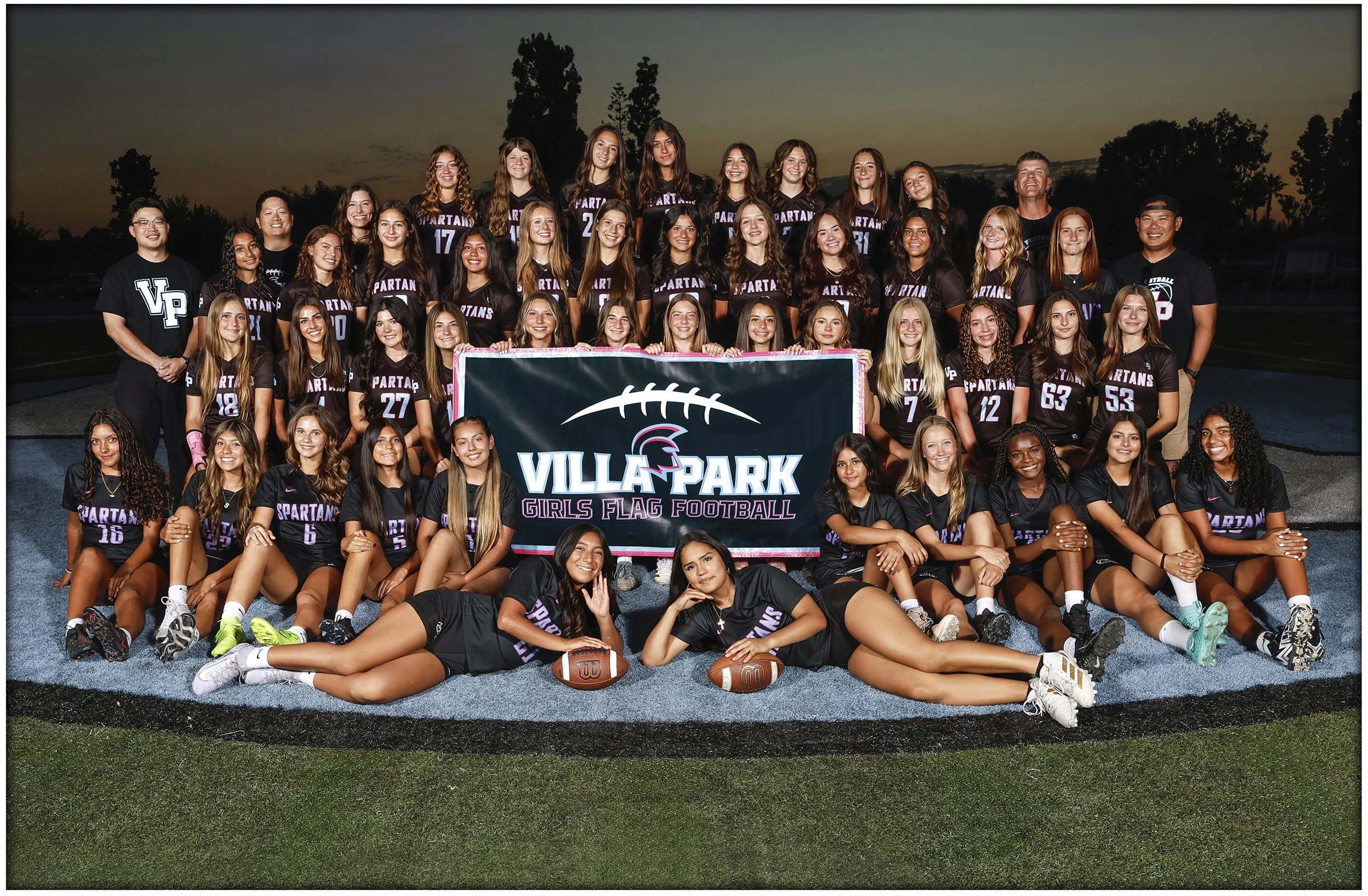 2025 Villa Park Flag Football Photo Day