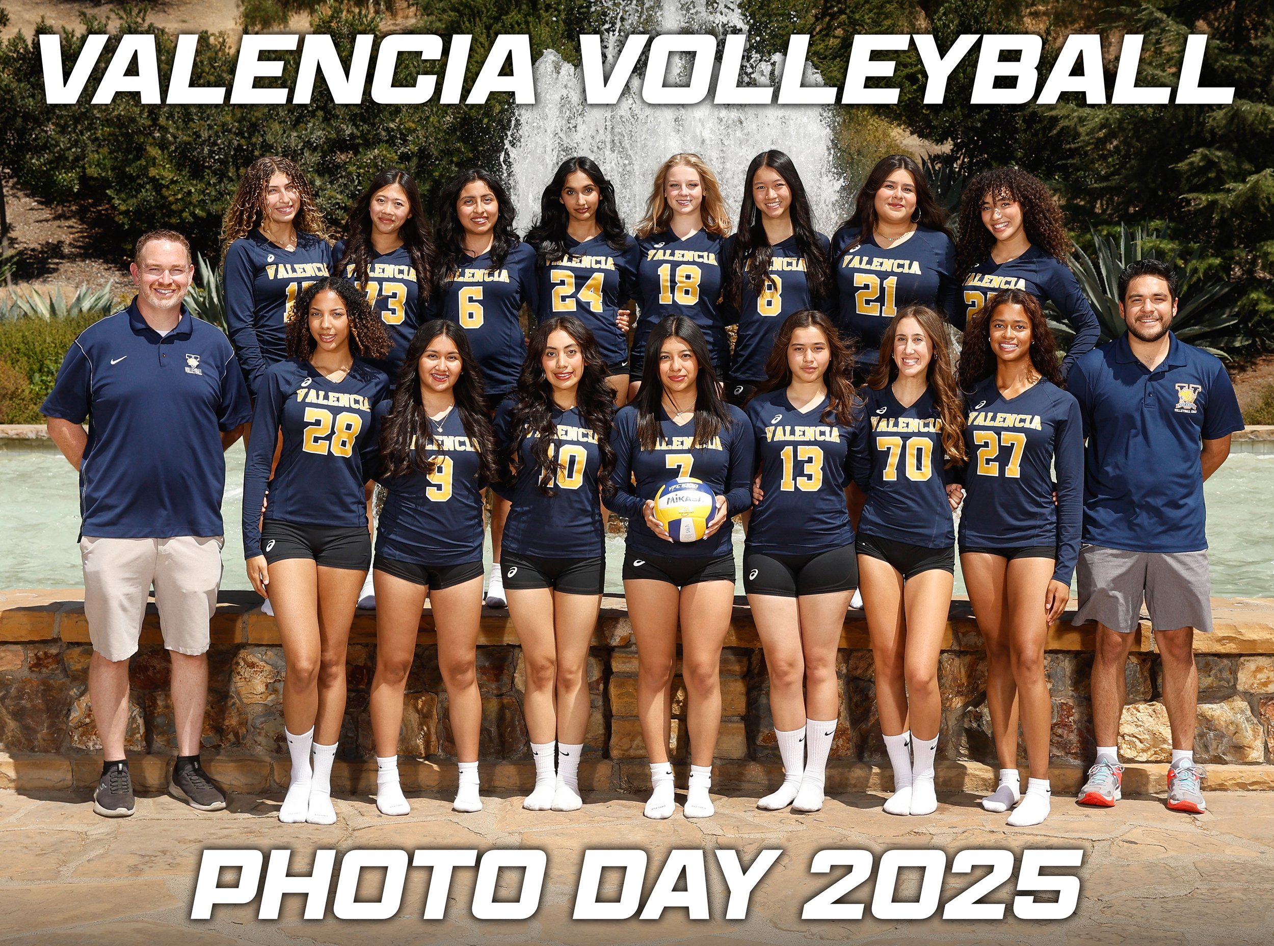 2025 Valencia Volleyball Photo Day W