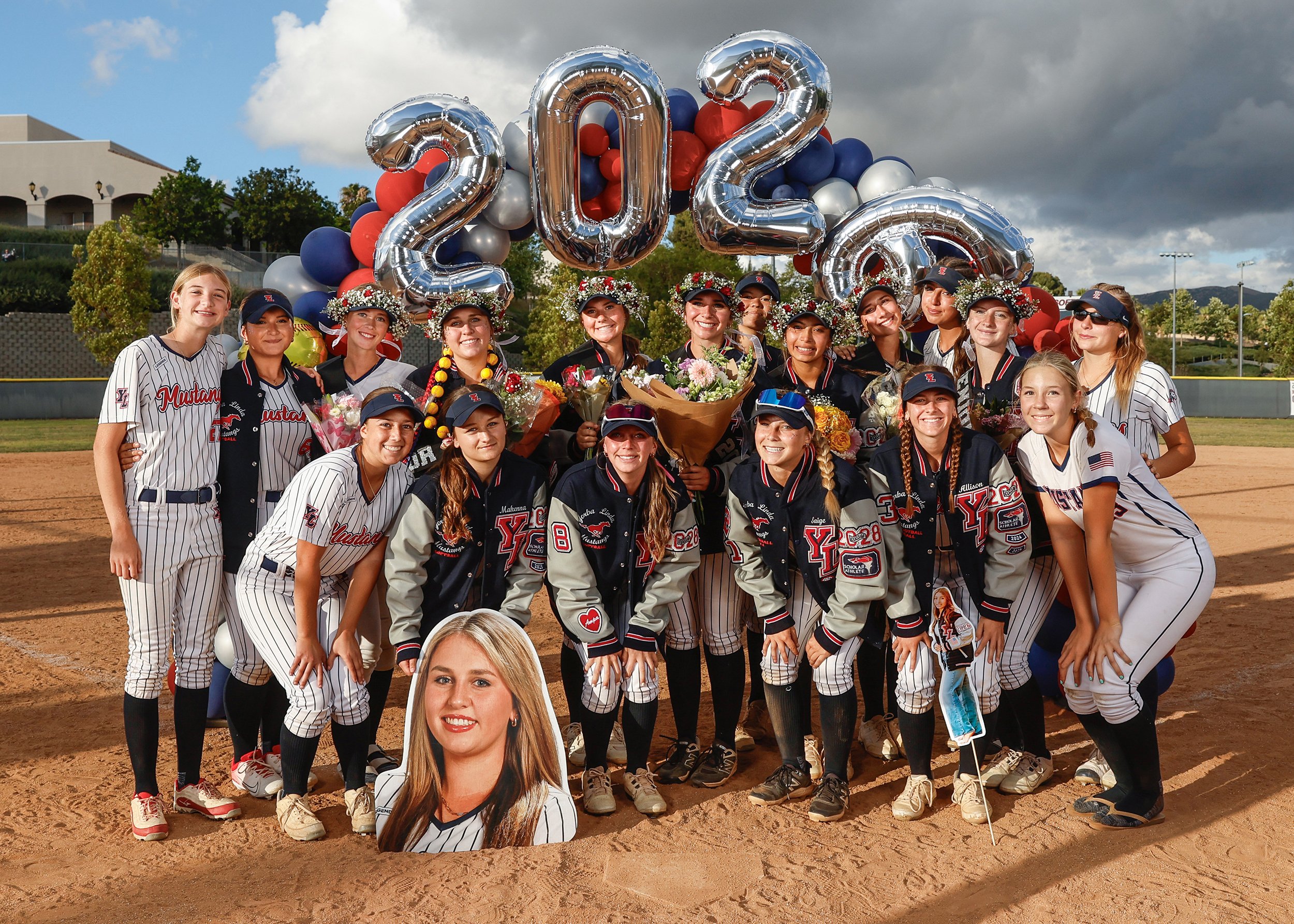 2026 Yorba Linda Softball Senior Day