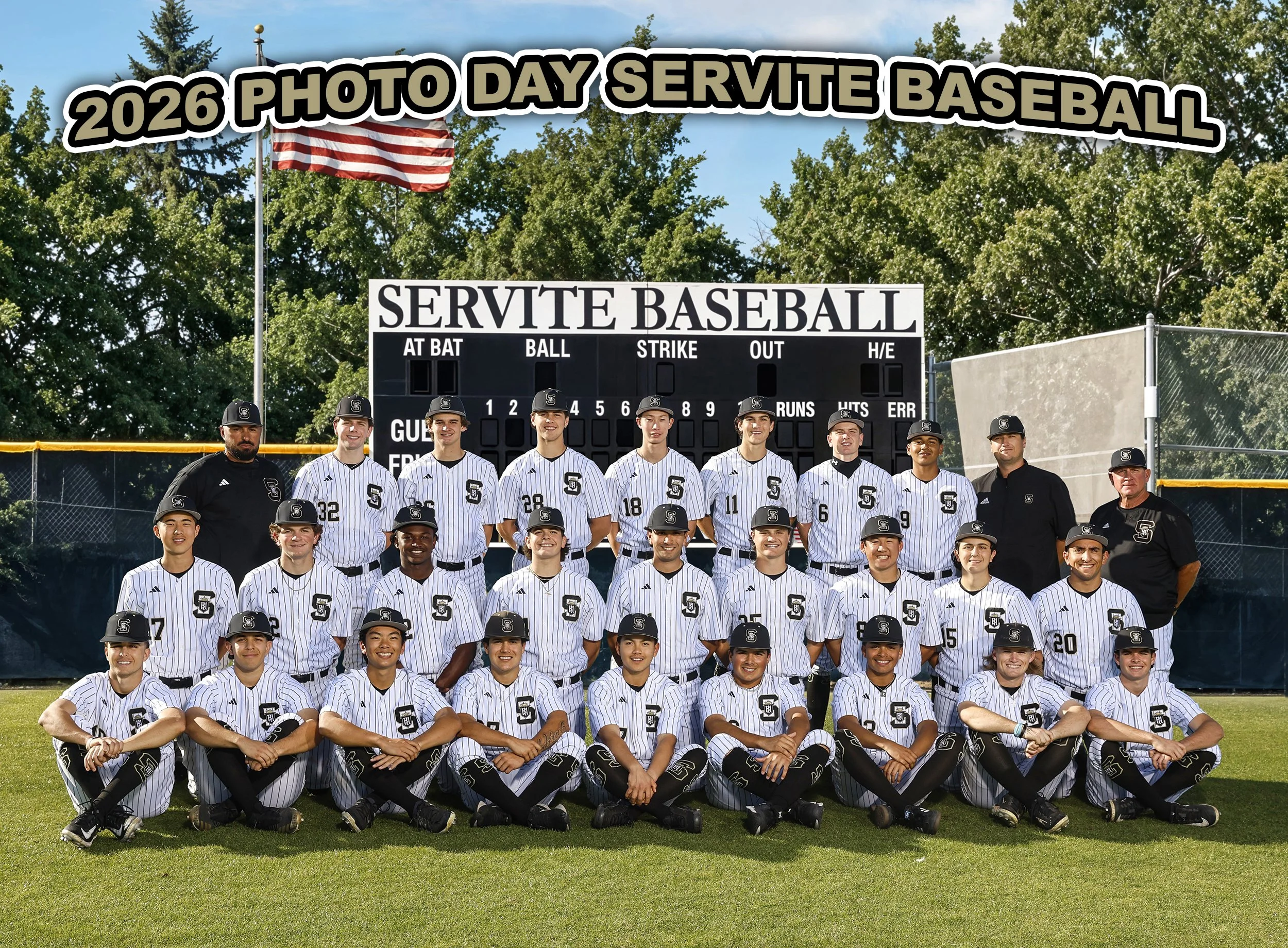 2026 Servite Baseball Photo Day