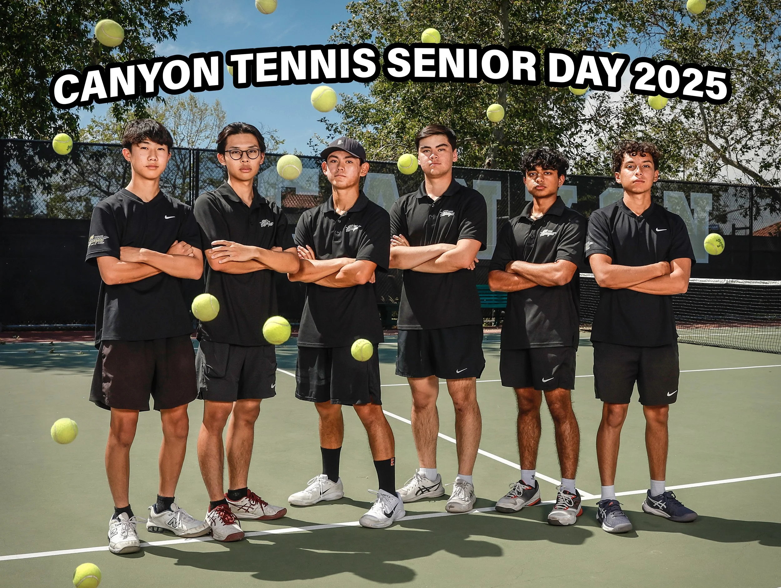 2025 Canyon Tennis Senior Day M