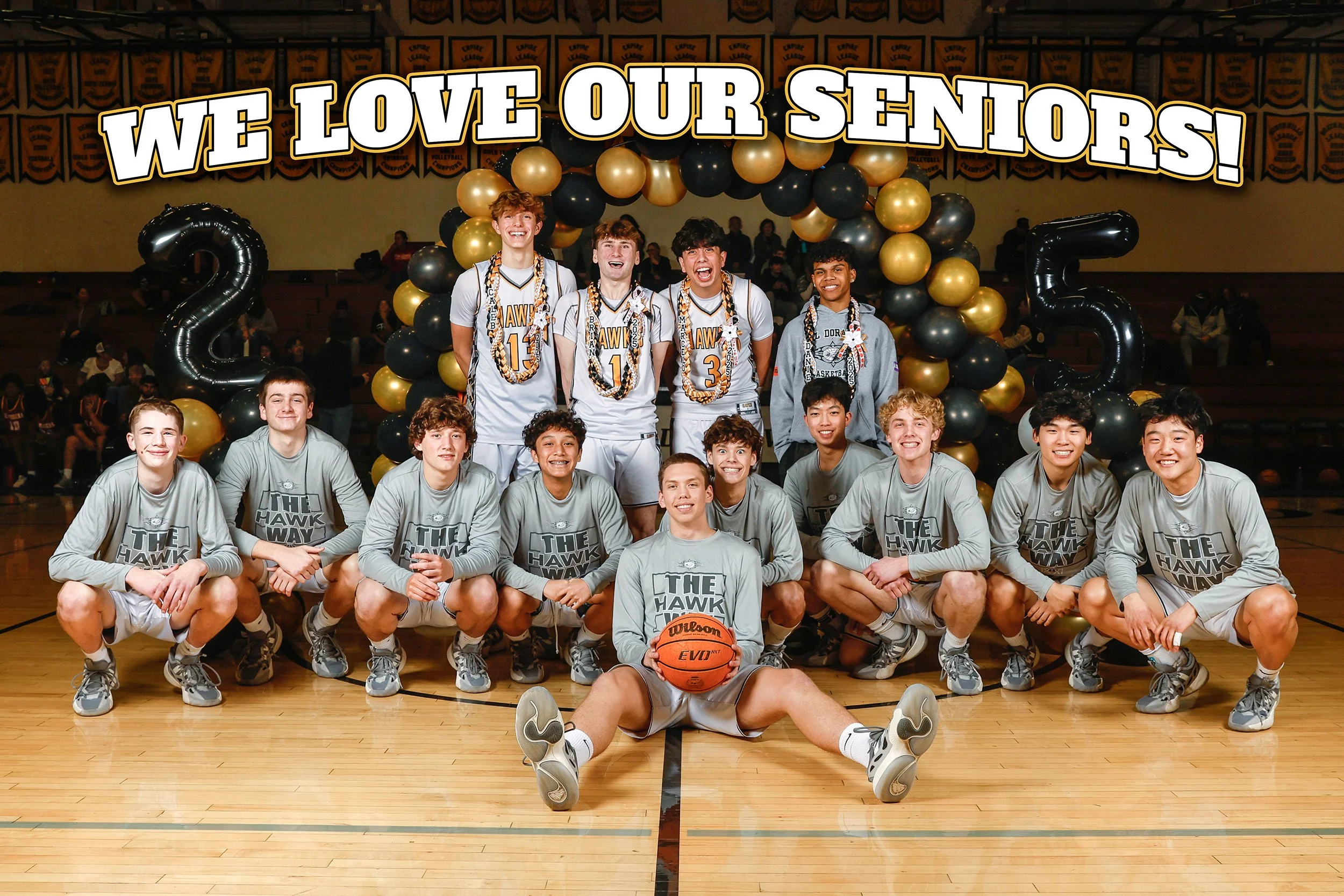 2025 El Dorado Basketball Senior Ceremony