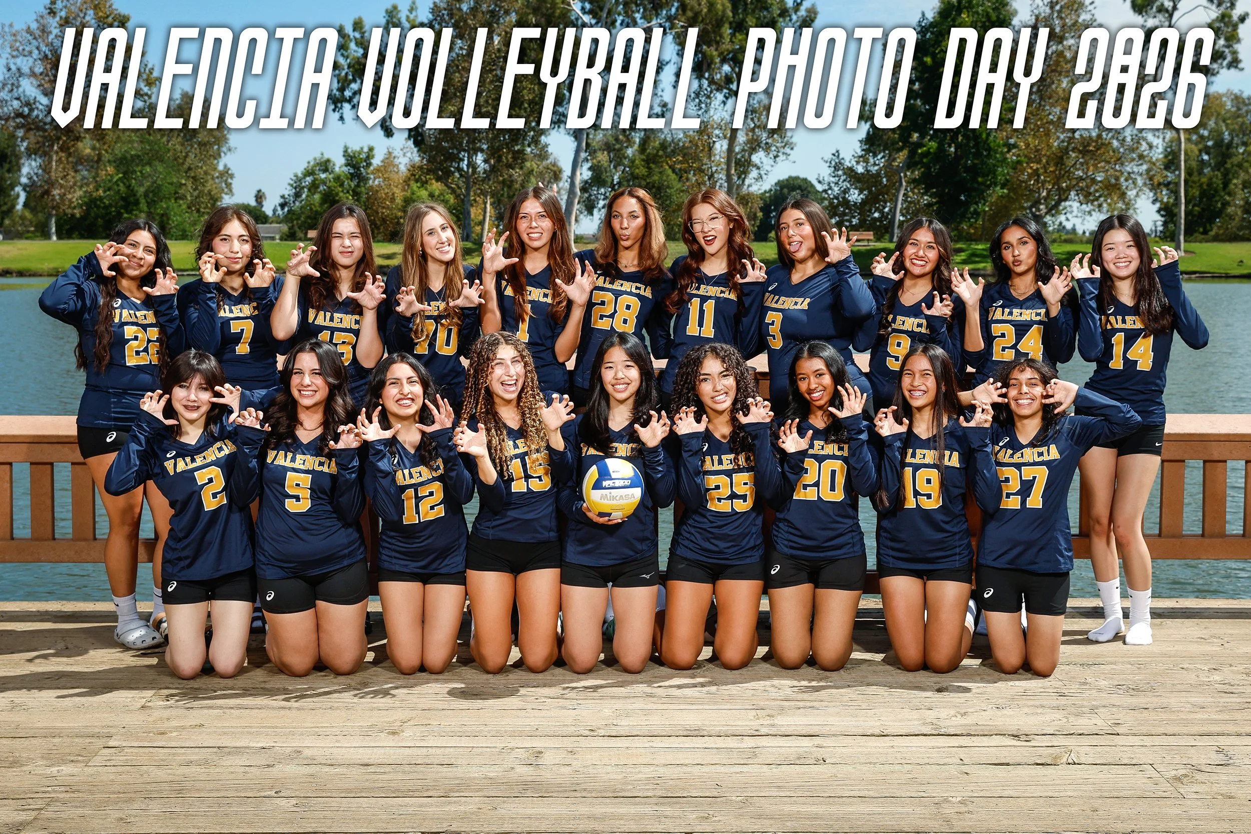 2026 Valencia Volleyball Photo Day W