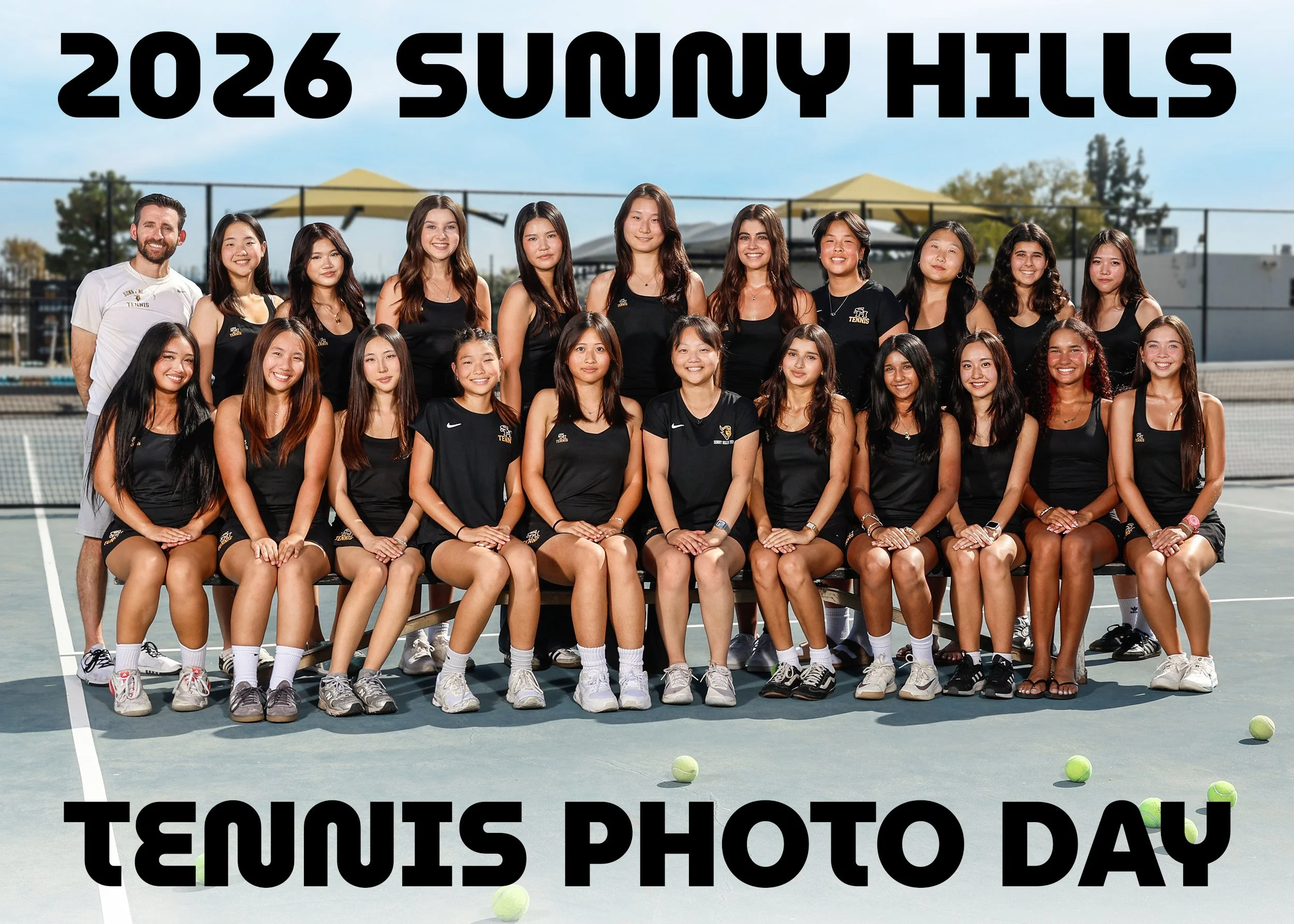 2026 Sunny Hills Tennis Photo Day