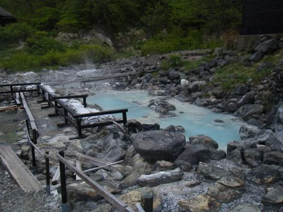 Kuroyu Hot Springs, where our sample came from.