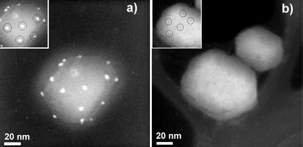 Images from a 2005 paper by Jacaman et al ., showing the binding of AgNPs to glycoproteins on the surface of HIV-1