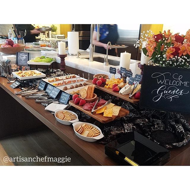 Beautiful spread of appetizers for an event! Book your next event with us today! Link in bio.