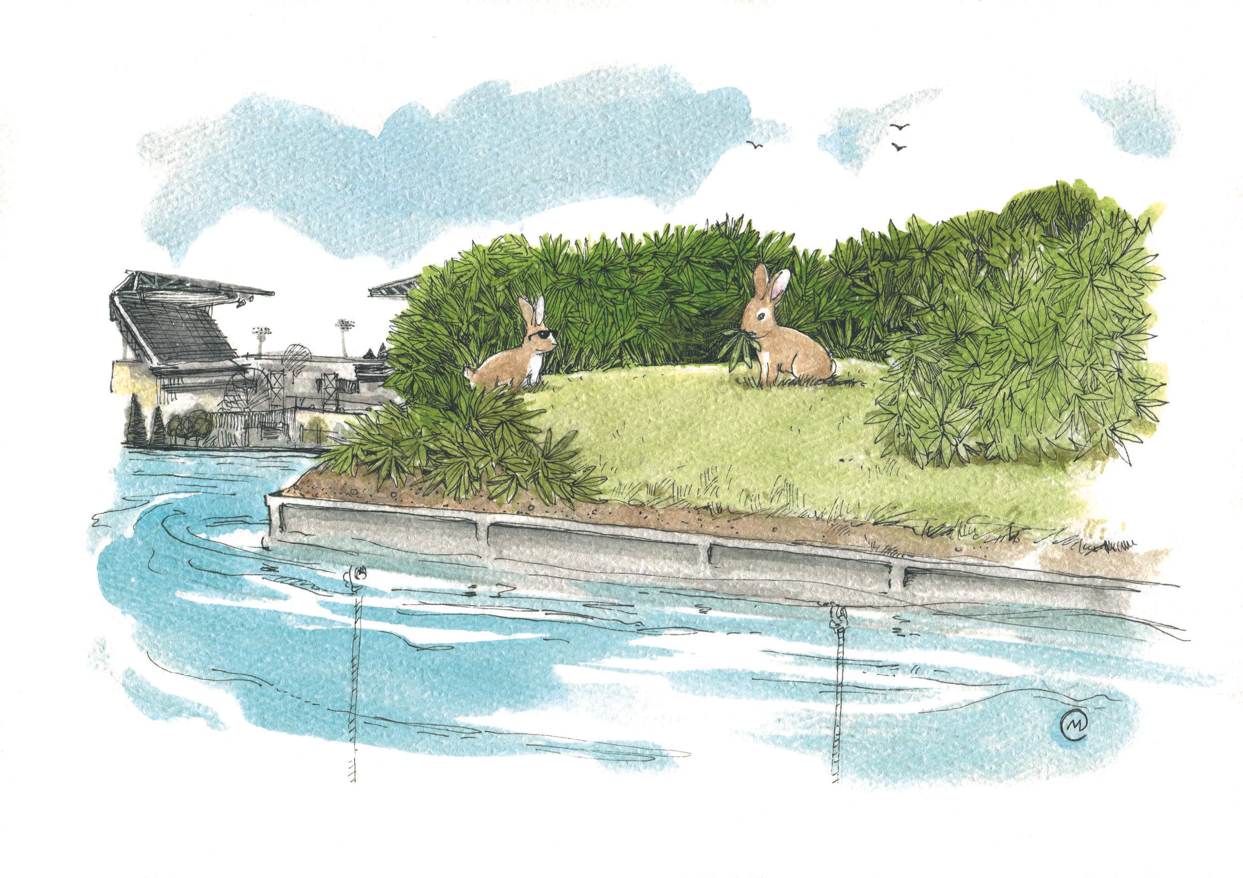 Moving Earth - Floating garden