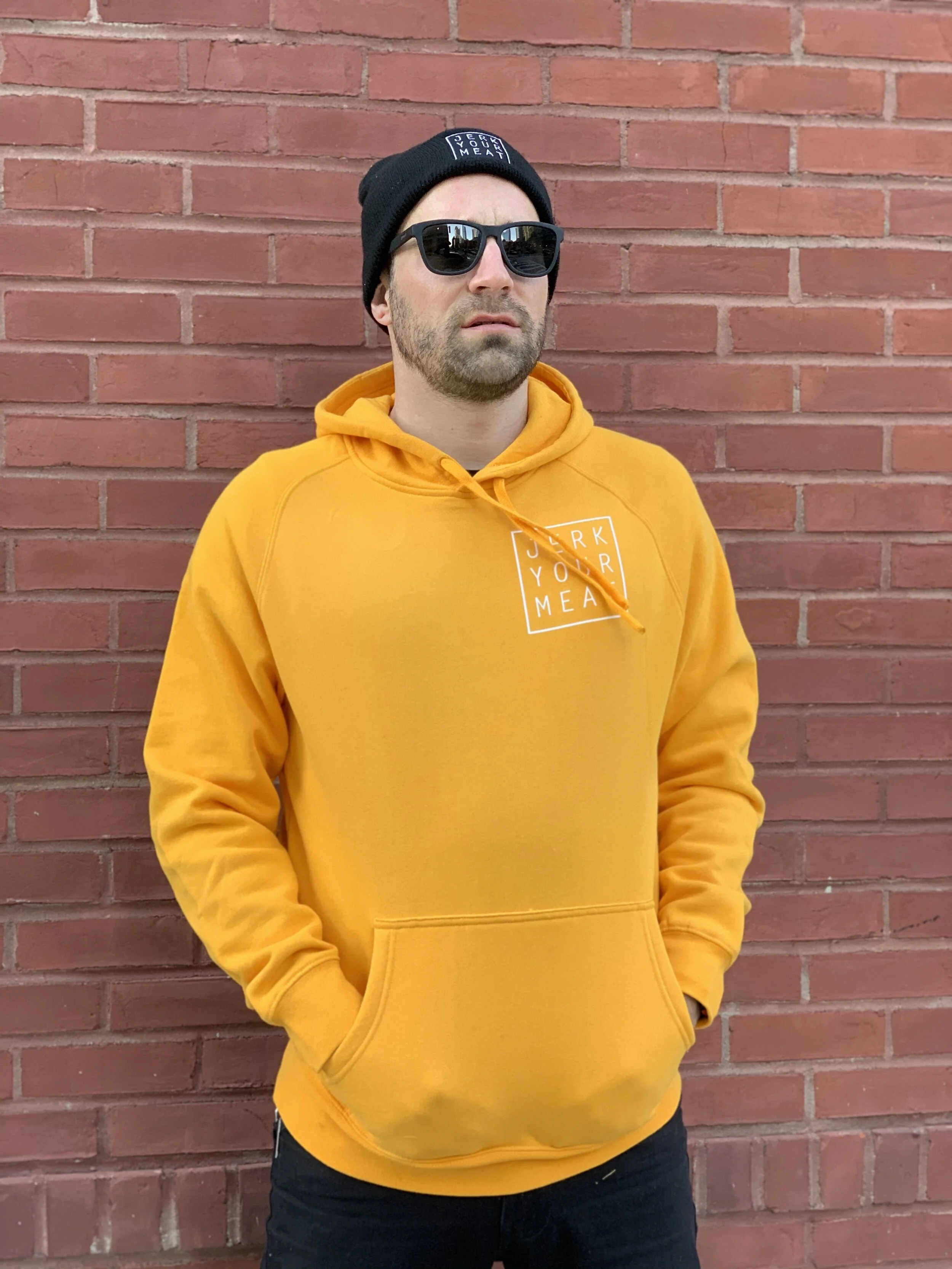 Yellow City Hoodie - Beef Chicken Vegan Jerky