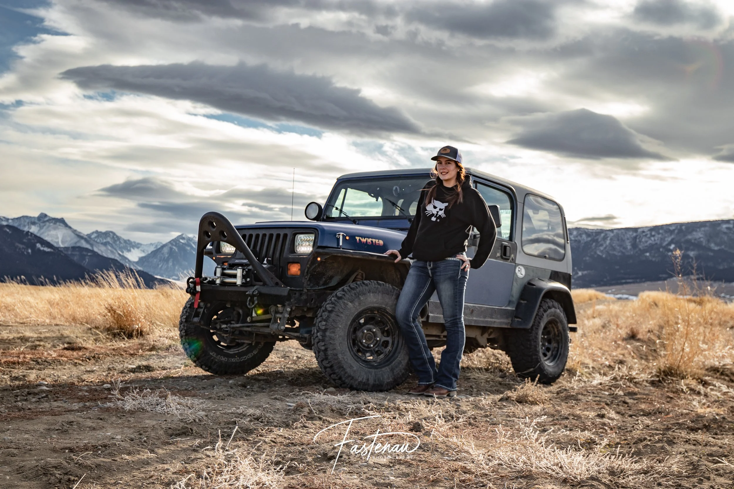 VAL F. and her 1990 YJ Wrangler
