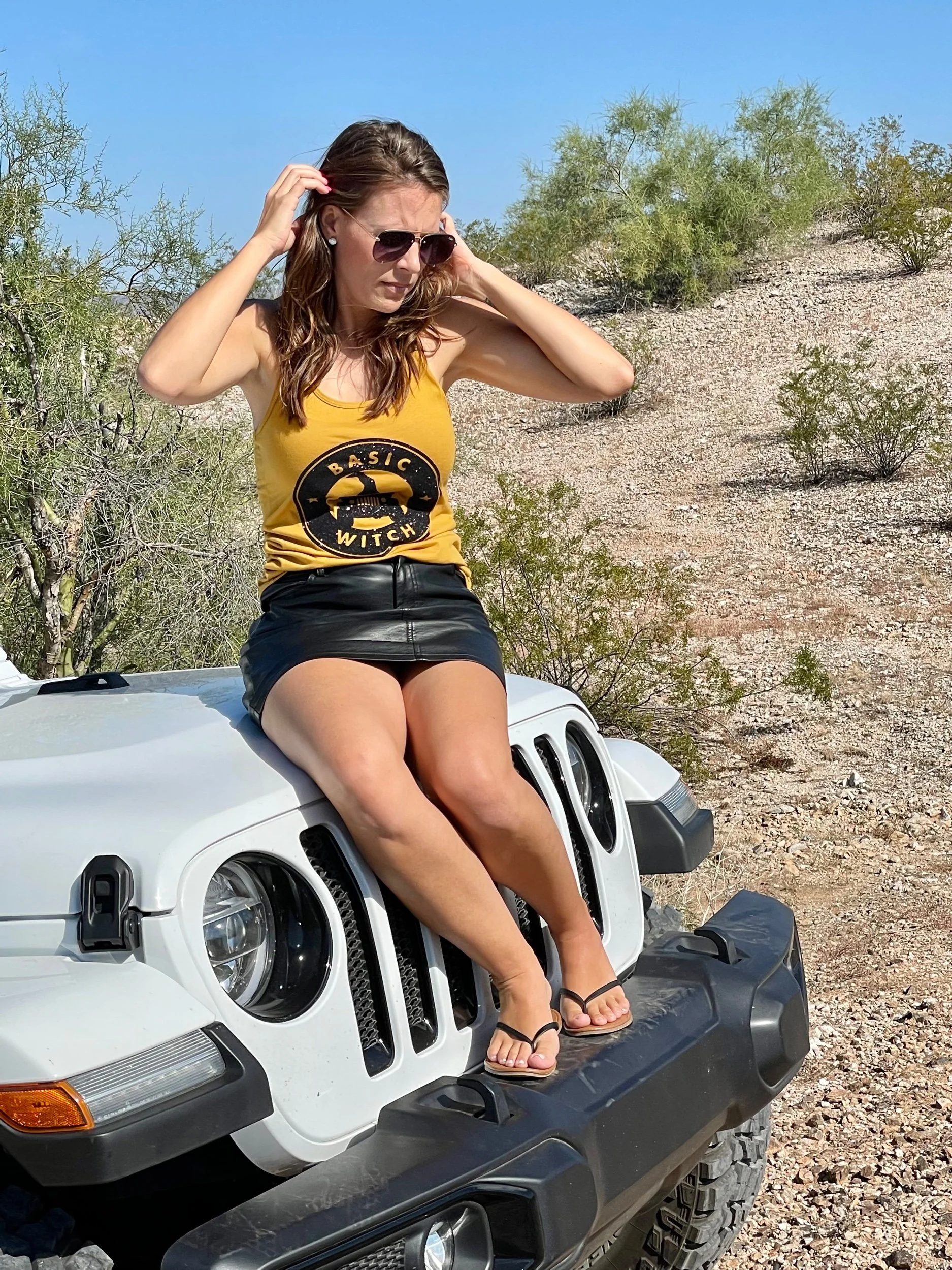 Kelly and her Sahara Eco Diesel