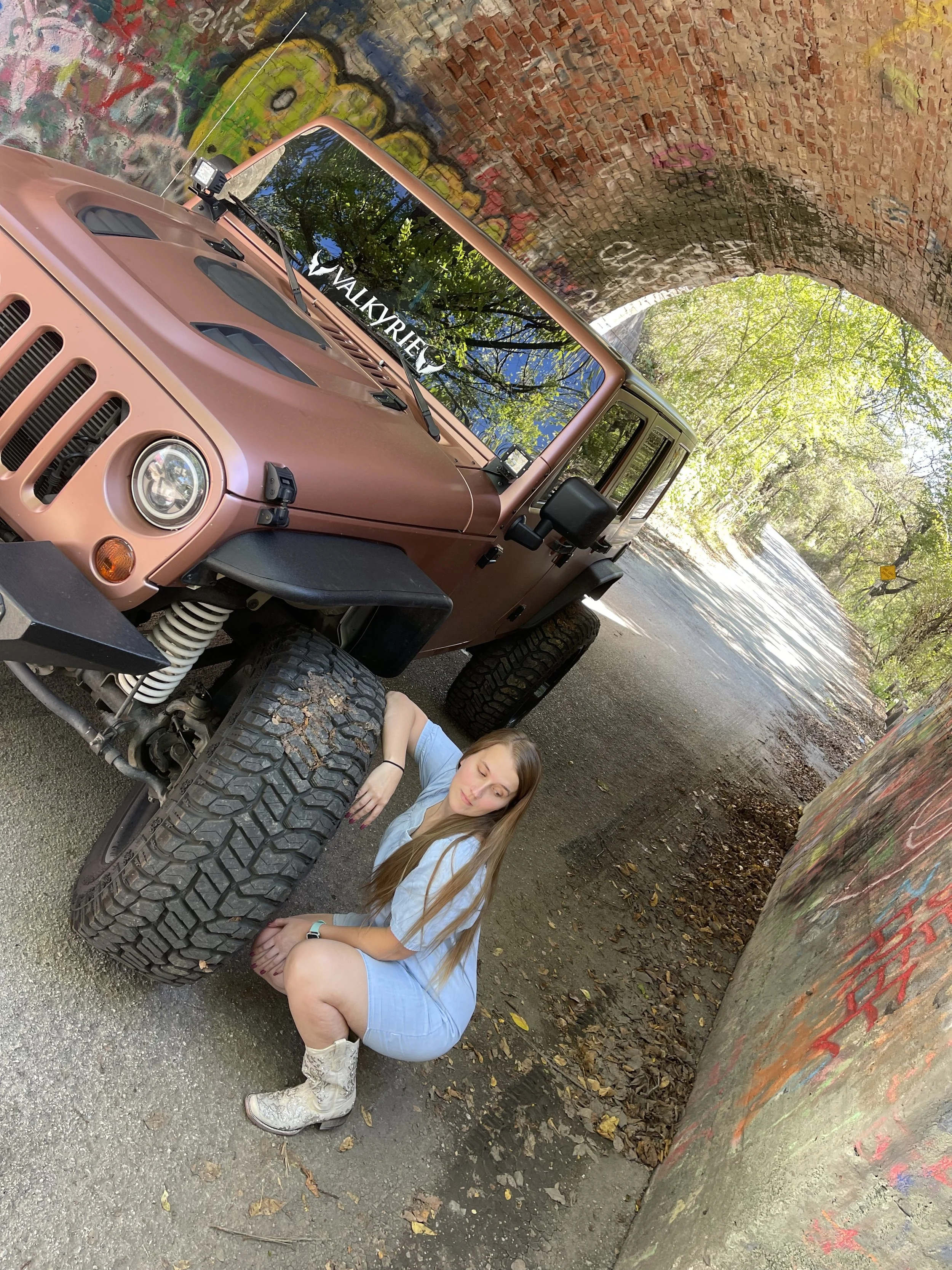 Ashley and the JK Sport