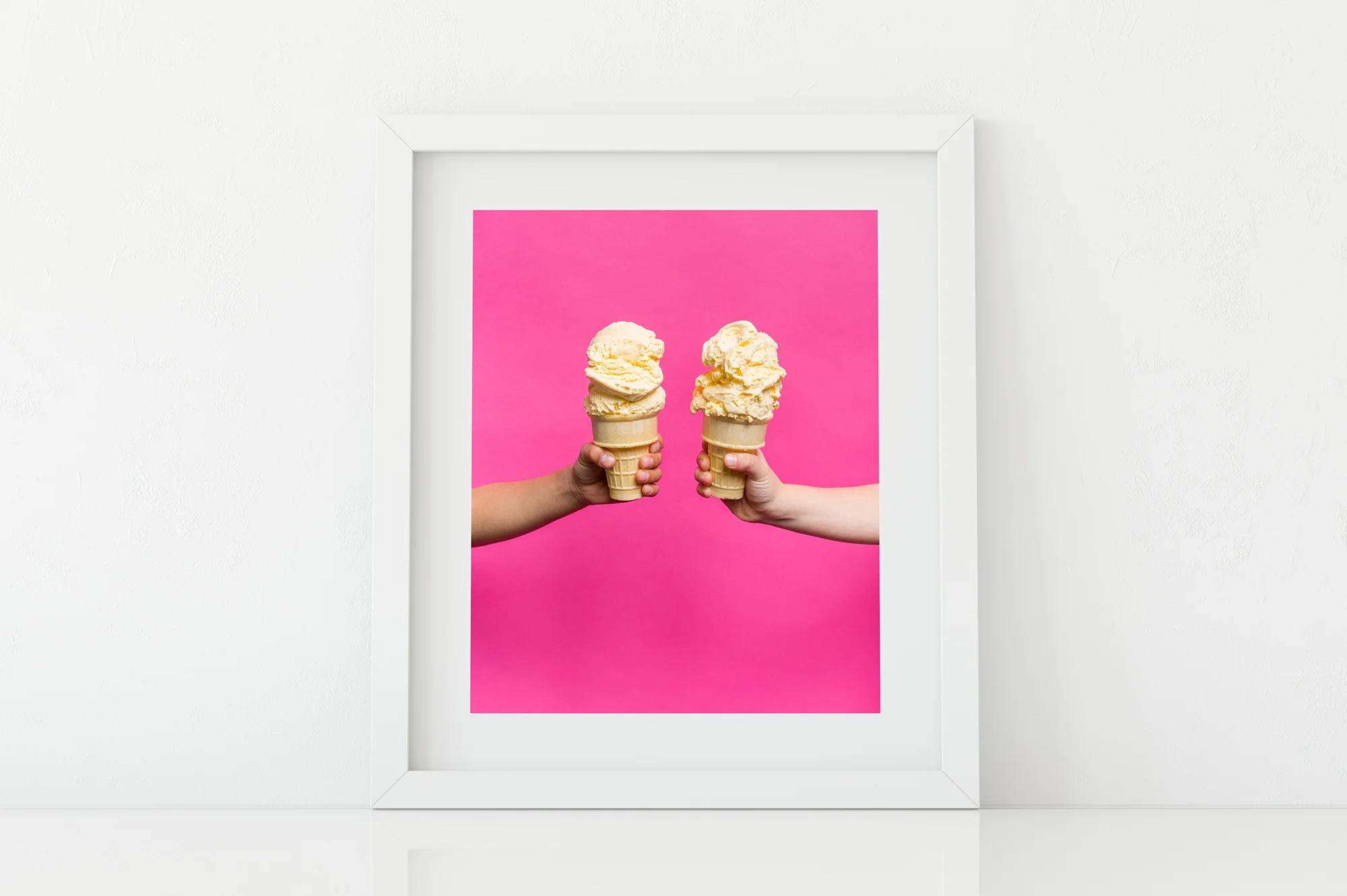 double scoops on pink_8x10-childrens-wall-art.jpg