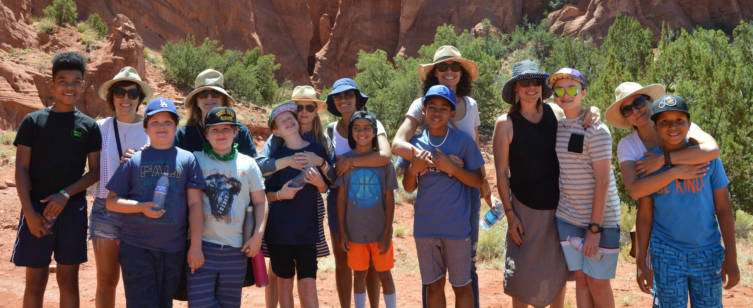 Mother + Son group picture at Jemez