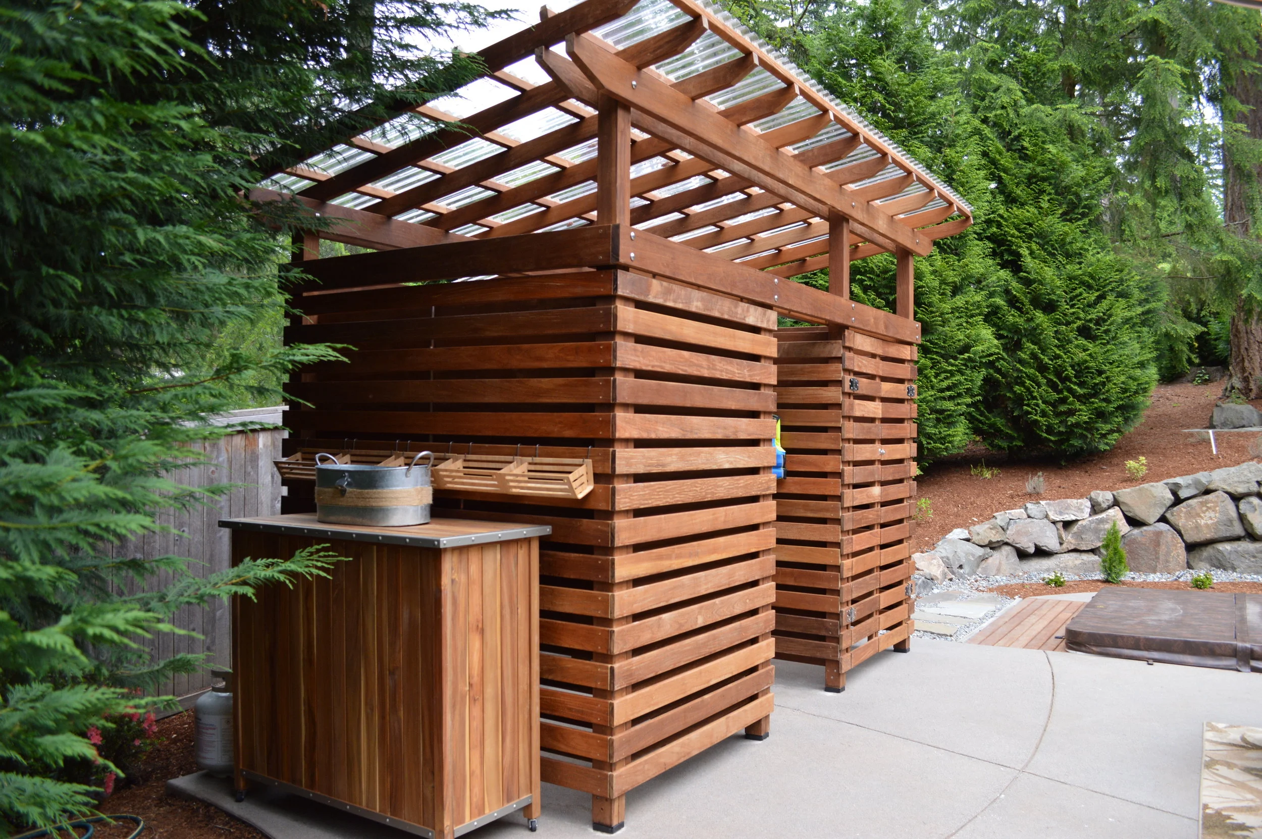 Woodinville Outdoor Shower