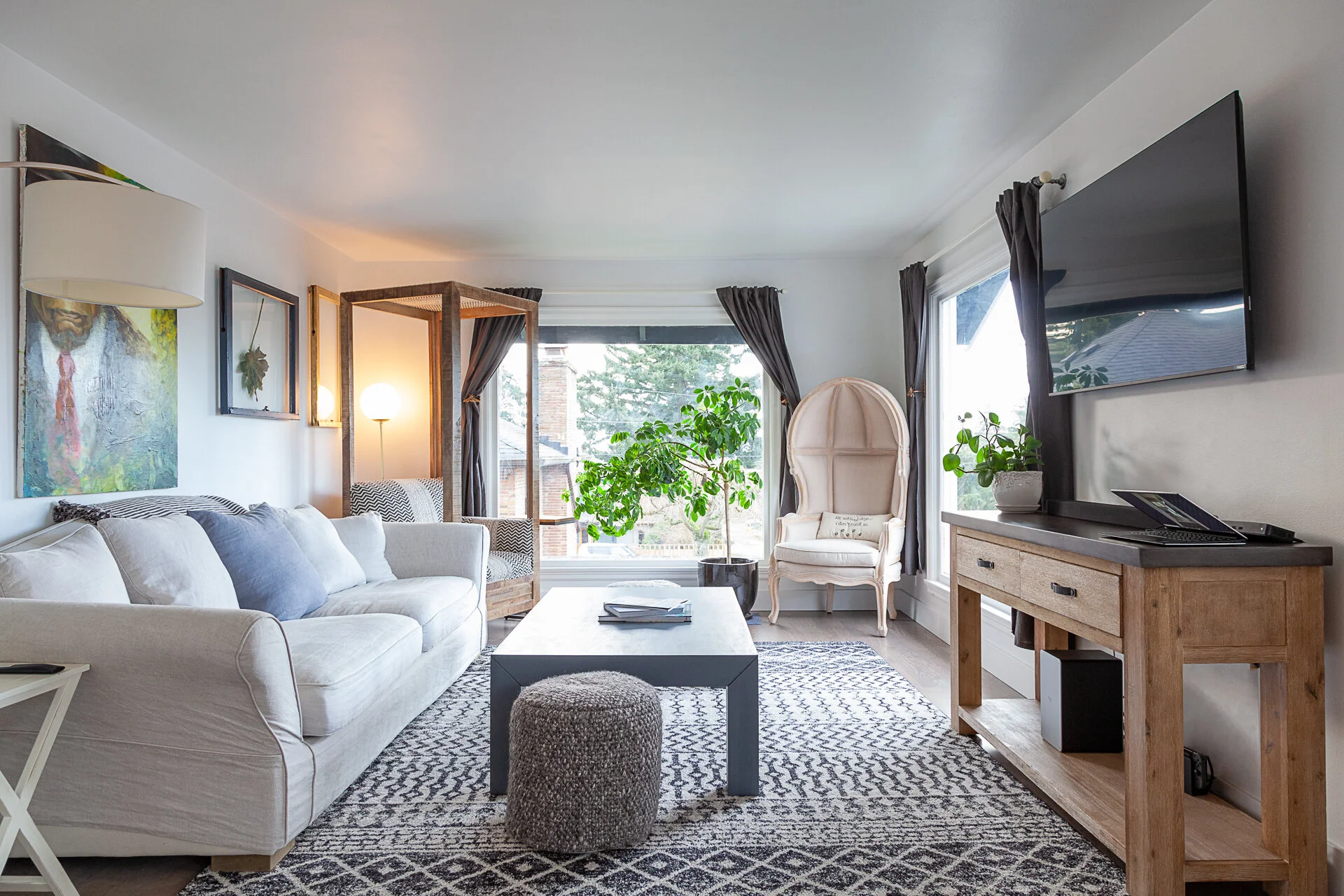 Greenwood Livingroom Remodel / Interior Design by Copper Boom Design