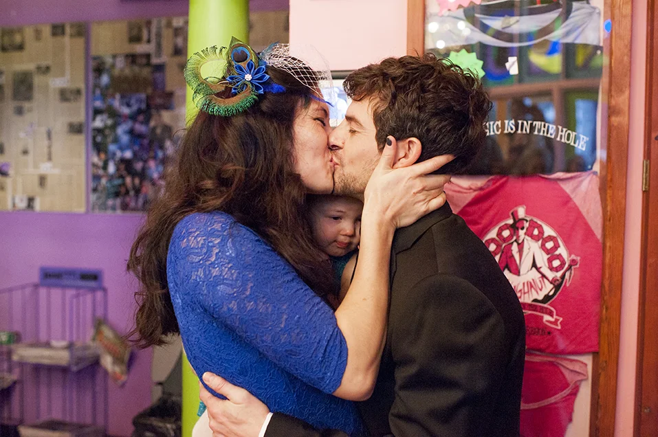 So you want to get married in a doughnut shop...