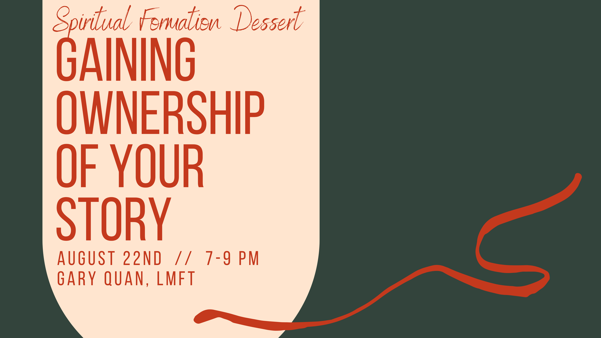 Spiritual Formation Dessert