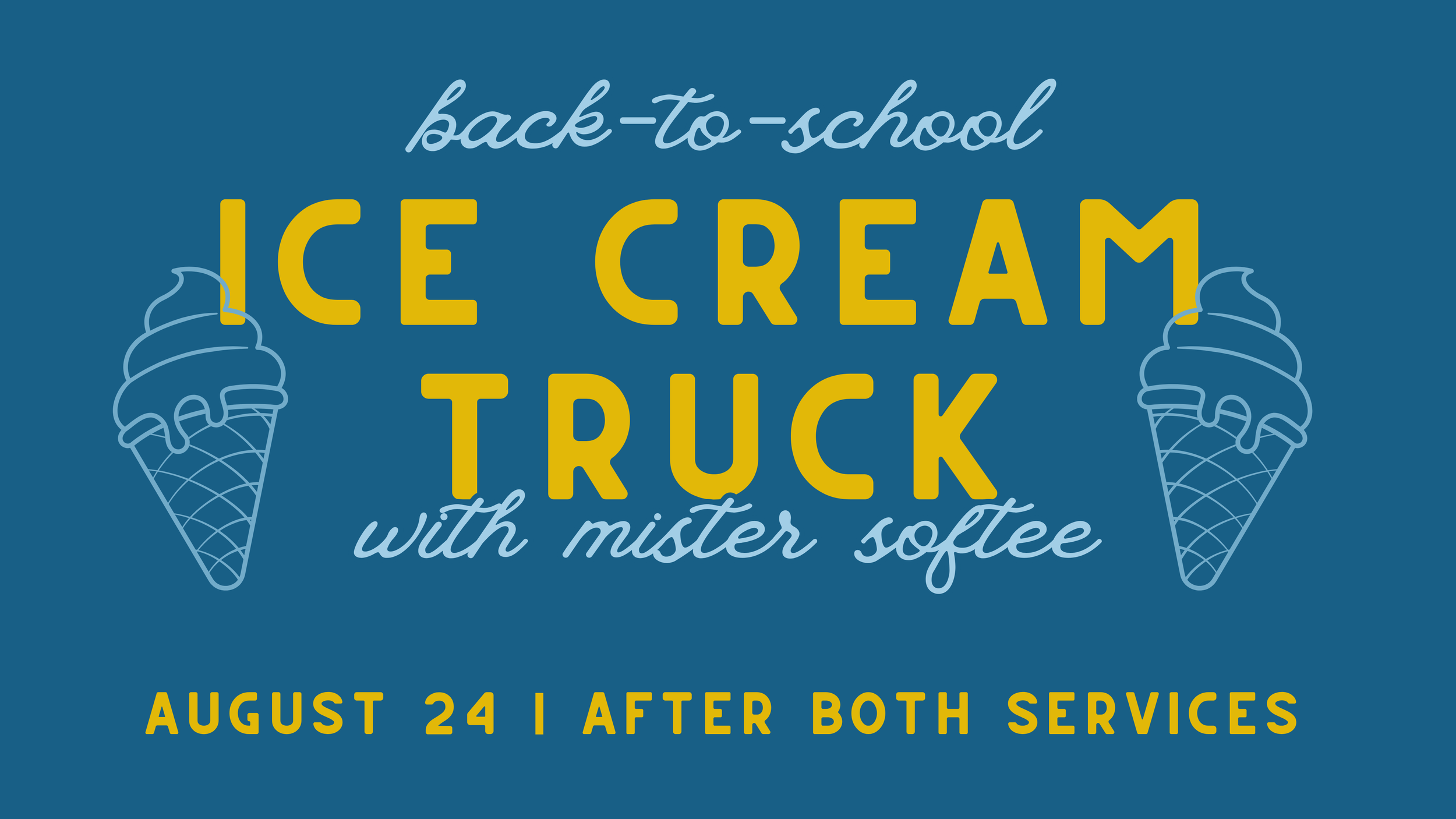 Back to School Ice Cream Truck