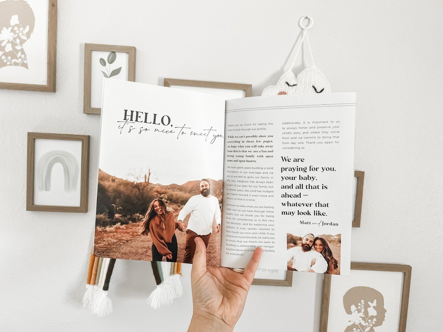 The page that makes every hopeful parent freeze&hellip;

The Hello Page.

It&rsquo;s short. It&rsquo;s simple. And somehow, it feels like it has to say everything.

If you&rsquo;re stuck staring at a blinking cursor, we&rsquo;ve been there.
Our lates