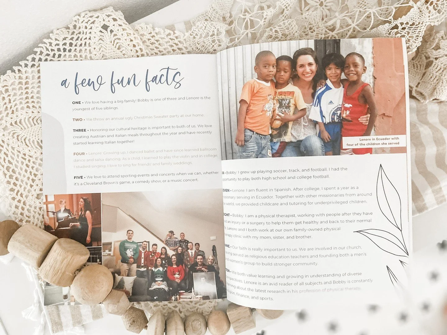 It’s the little details that can make the biggest impact. π
A page like “A Few Fun Facts” gives expectant parents a peek into your life—your quirks, your hobbies, the things that make you… well, you.
You never know w