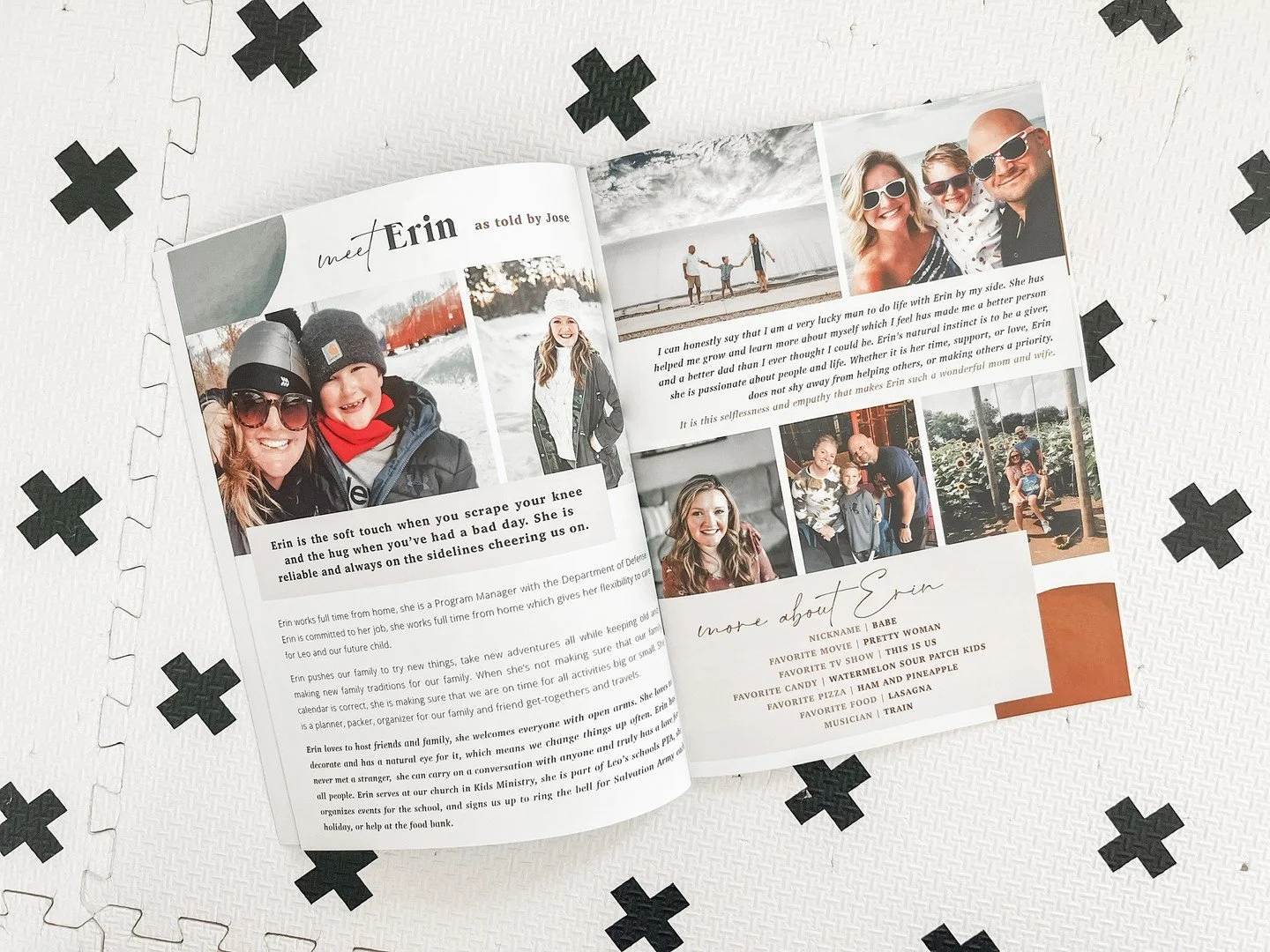 You never know what small detail might create a connection. Maybe it&rsquo;s a shared love for Watermelon Sour Patch Kids. 🍉 Erin and Jose nailed their introduction pages. They chose to introduce each other and sprinkled in lighthearted details like