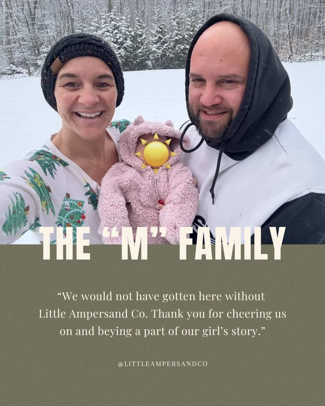 We designed this sweet family's profile in 2025, and they were chosen by the FIRST expectant mother to see their book! 🥳

Every adoption journey is unique, but our LAC families have a trend of being chosen quickly. If you hope to adopt this year, we