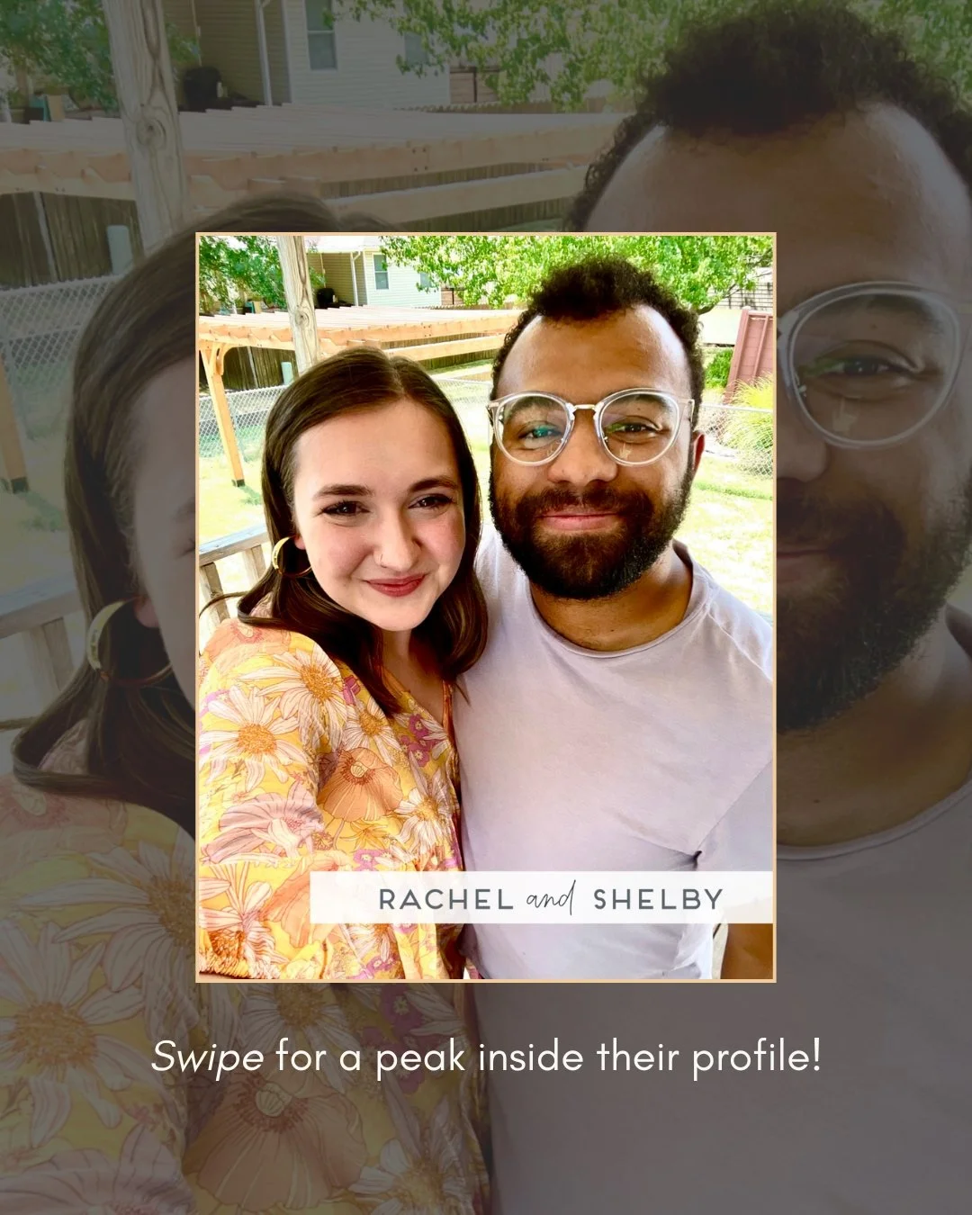 SWIPE for a peak inside Shelby &amp; Rachel's profile! 📲 

If you are pursuing adoption in 2026, we'd love to work with you. Send us a DM for a discount code to get started. 📚