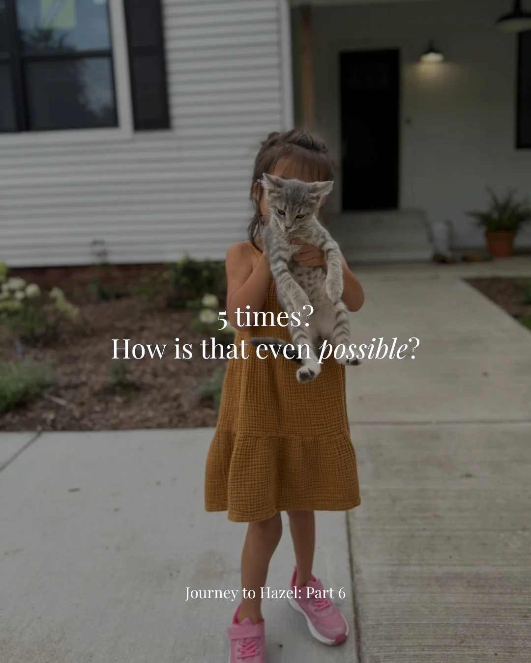 🤍 Our Journey to Hazel: Part 6 🤍
Five times? What?! How is that even possible? We still have no clue, but I guess we just weren't meant to find out on Father's Day. 🤷🏼 ♀️

Bryan had gone to work, and I fumbled to call her as quickly as I could.

