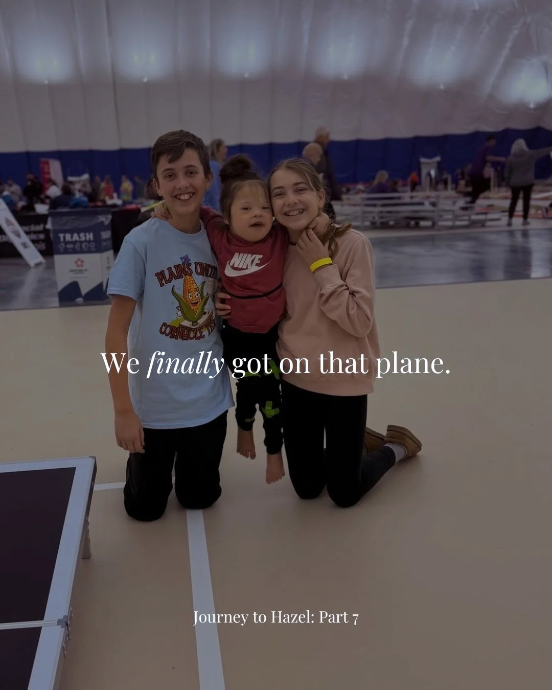 🤍 Our Journey to Hazel: Part 7 🤍
TONS of paperwork, phone calls, emails, and prayers later, we finally got on that plane. I'll share more another time about a book I read that truly helped me overcome my fear of flying.

July 13th.

We flew to Ariz