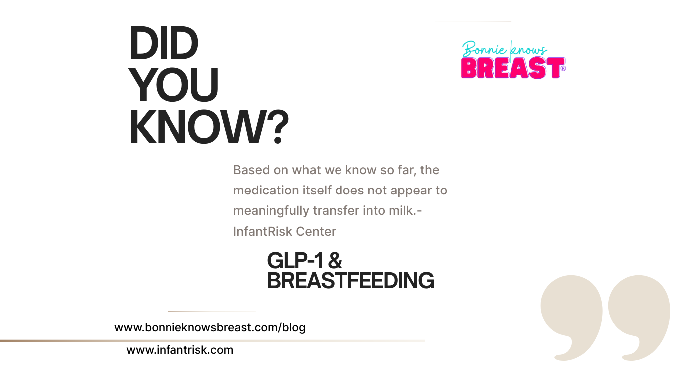 Breastfeeding and GLP-1 Medications