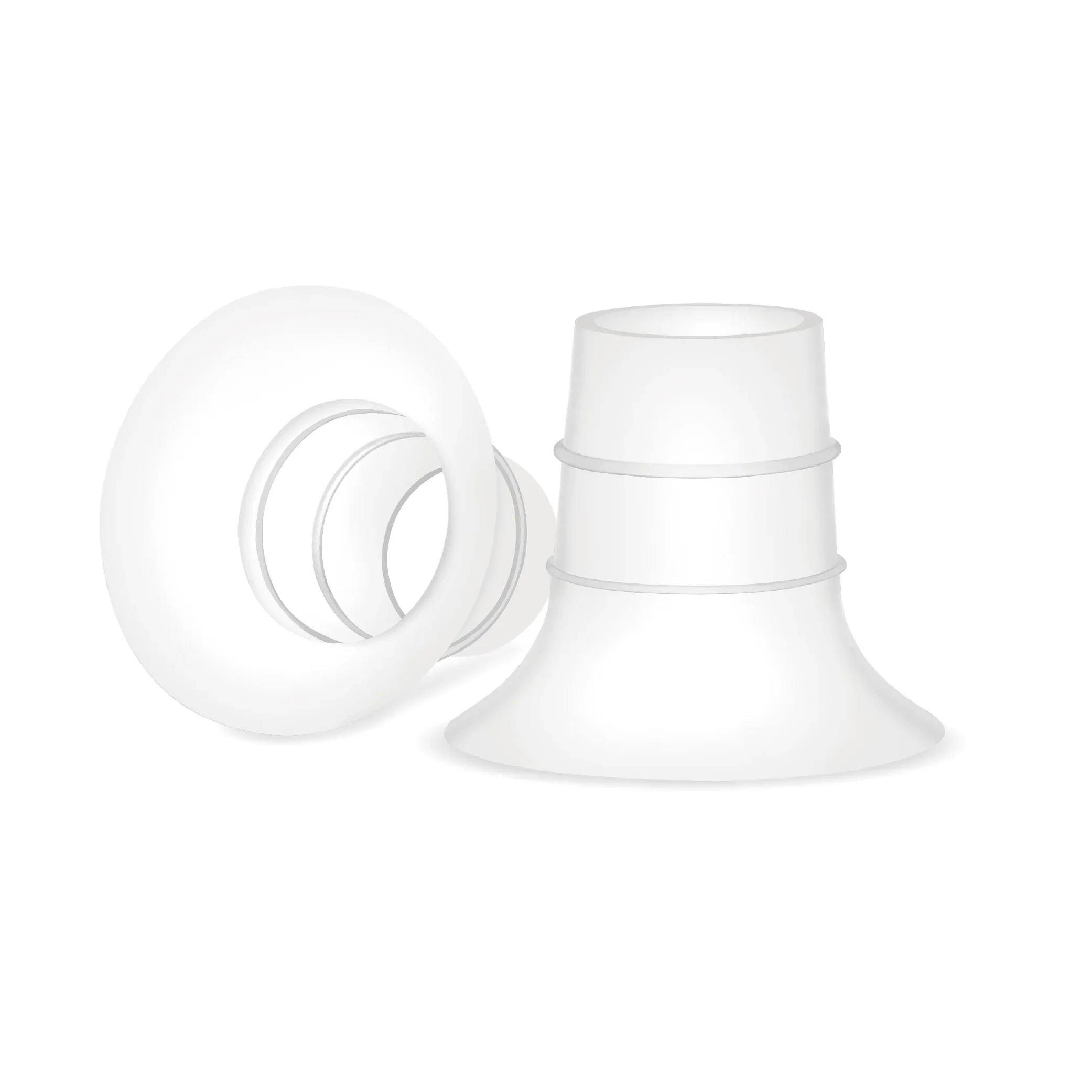 10mm flange inserts (1 pair), short, Elvie, Elvie Stride, Spectra, Medela, Motif, Willow, Willow Go