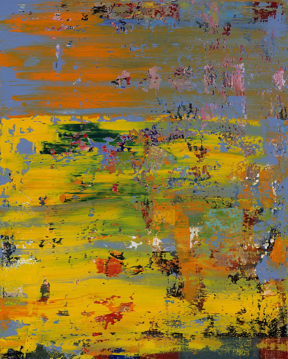 秋日漫步 黃騰輝 複合媒材 2017 100x80cm