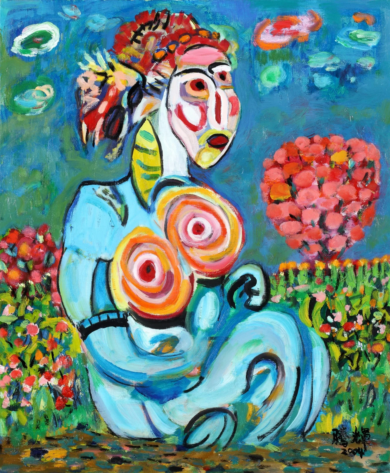 2004 (4)玫瑰女人之三 60.5x72.5cm.jpg