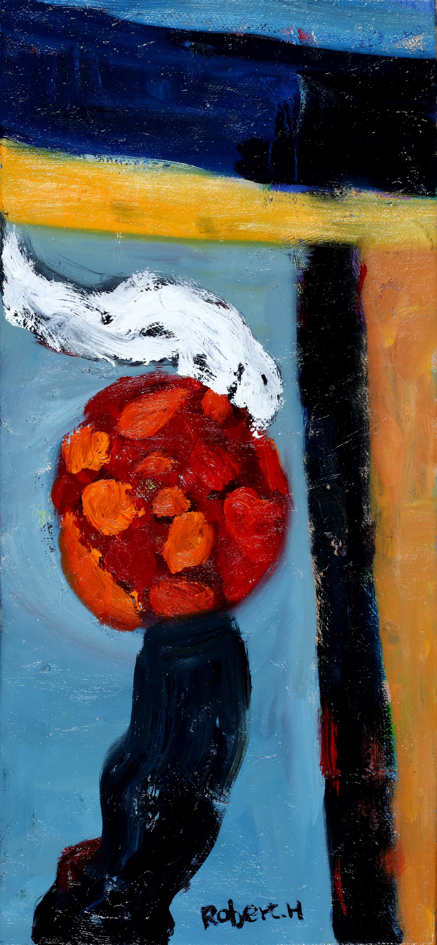 2007_畫作名稱:窗邊一朵紅玫瑰(尺寸82.5x43cm).jpg