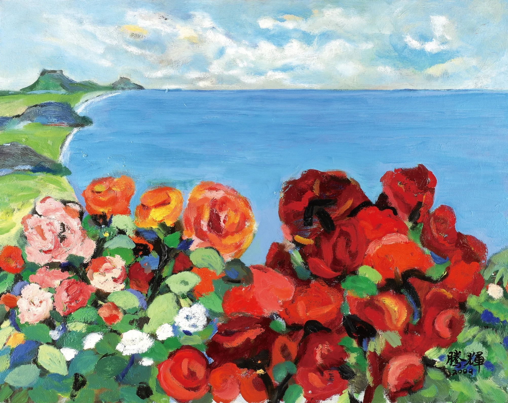 2009 (5)墾丁玫瑰園 91x72.5cm.jpg